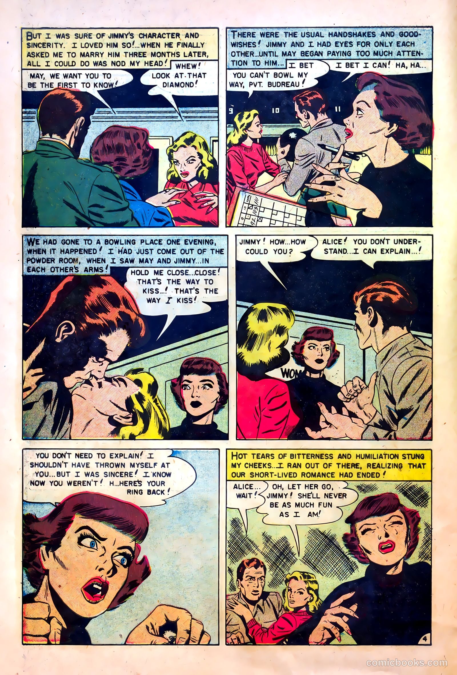 Realistic Romances #6 (1952) — page 6 of 36