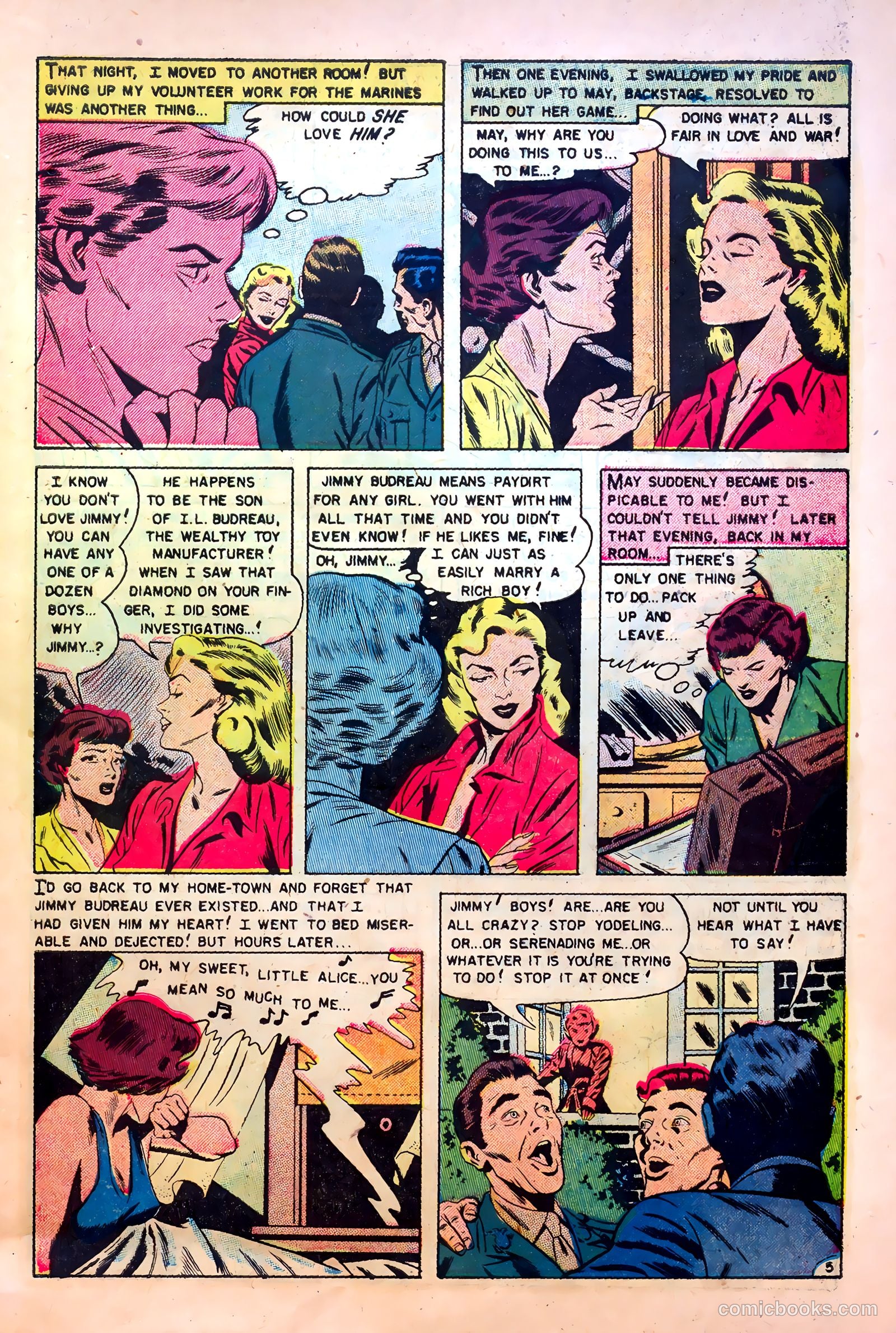 Realistic Romances #6 (1952) — page 7 of 36