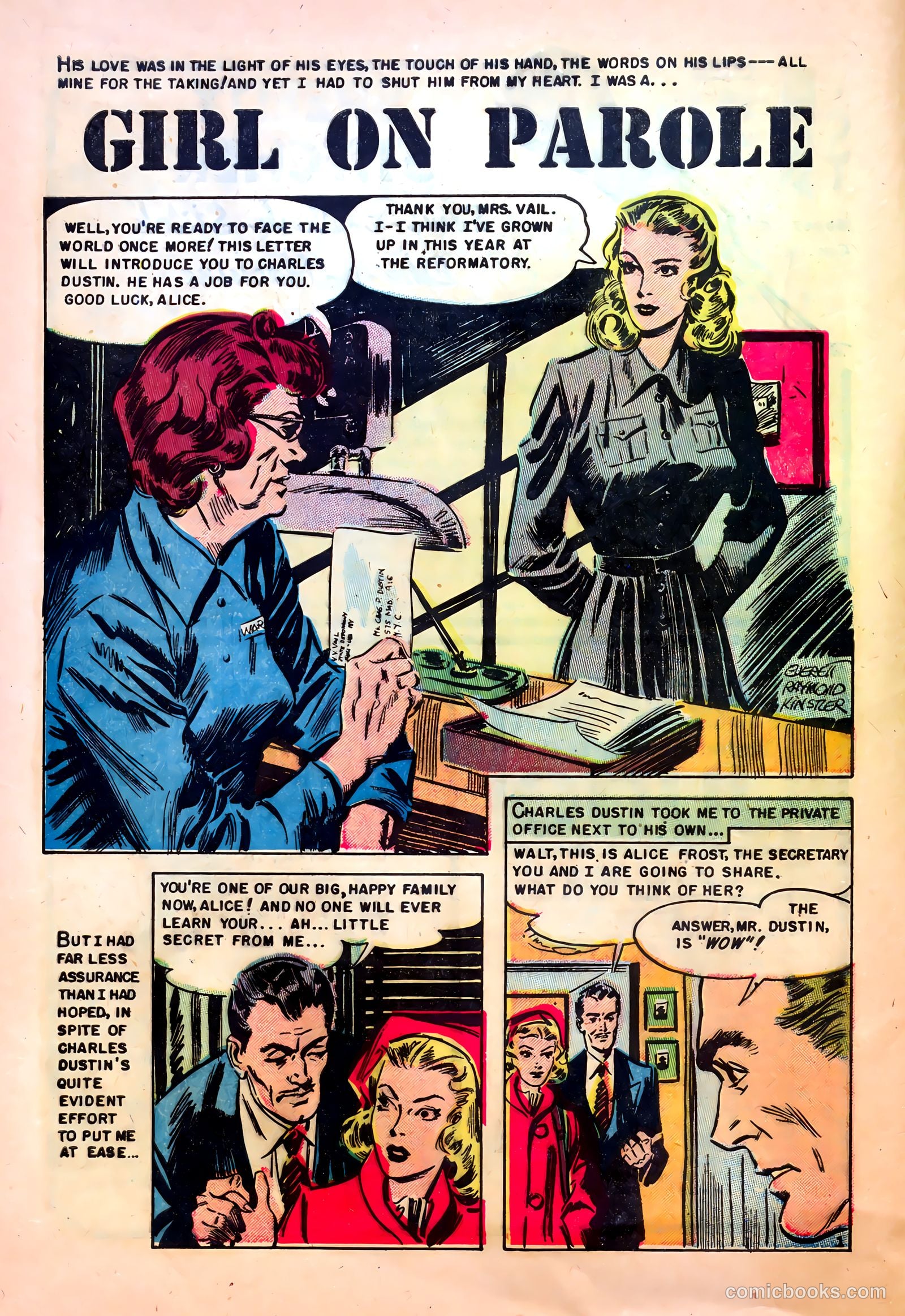 Realistic Romances #6 (1952) — page 10 of 36