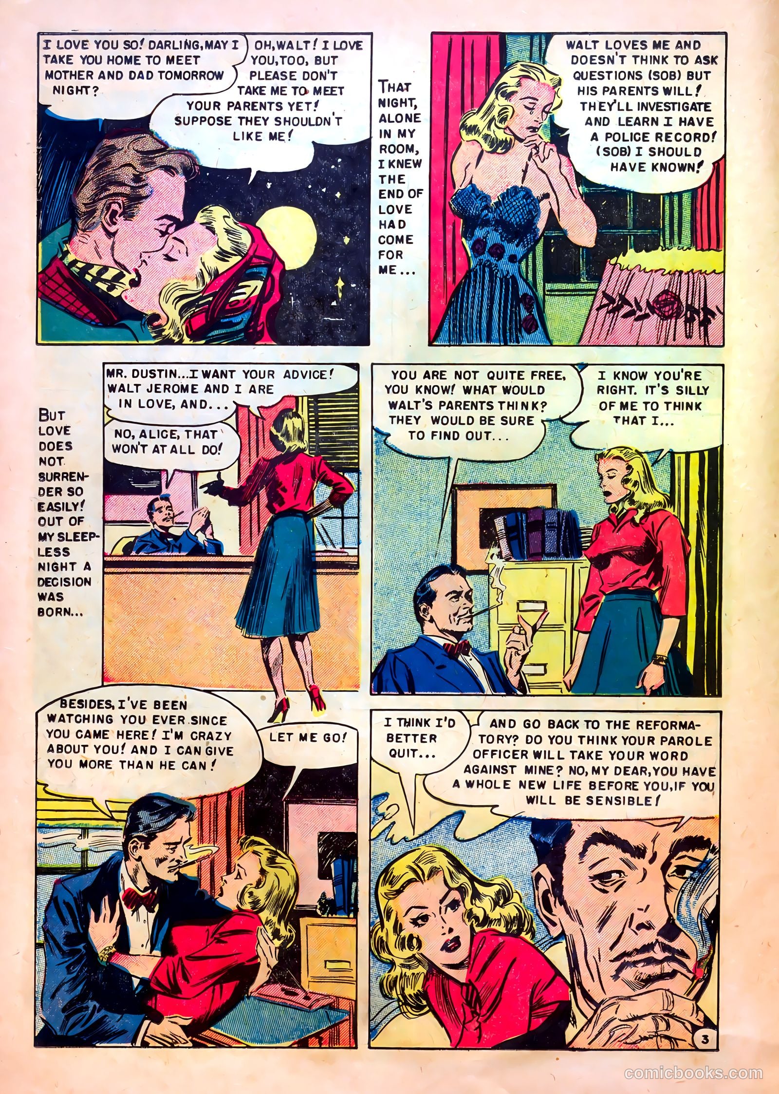 Realistic Romances #6 (1952) — page 12 of 36