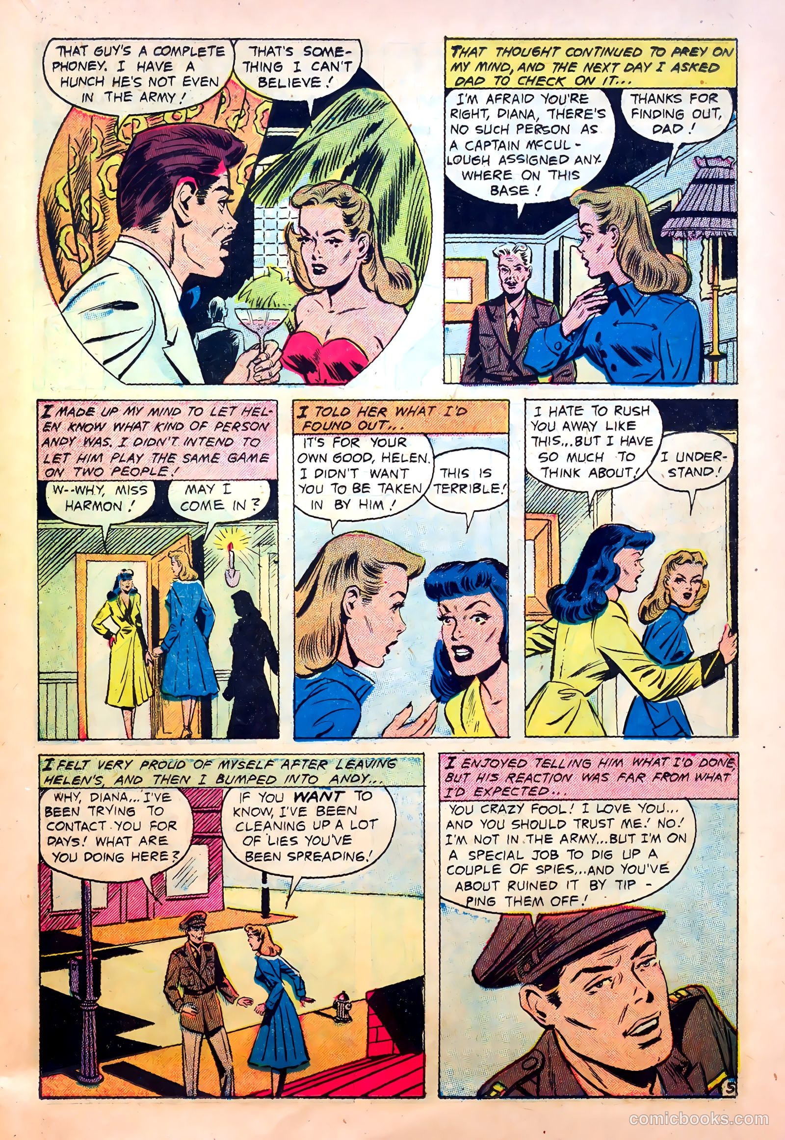 Realistic Romances #6 (1952) — page 23 of 36