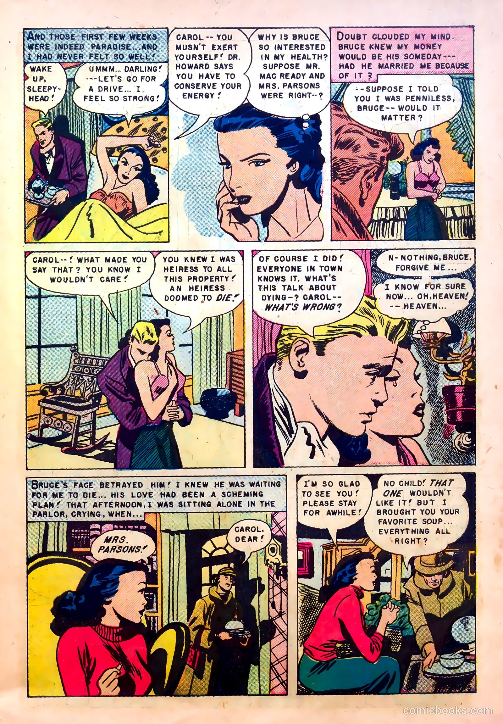 Realistic Romances #6 (1952) — page 31 of 36