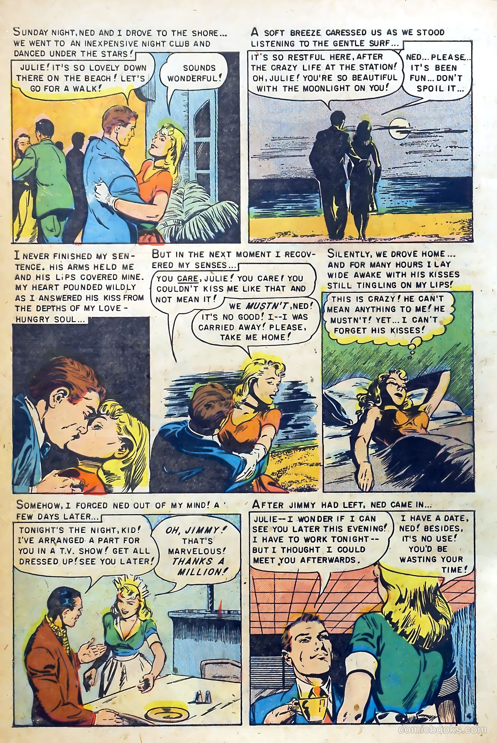 Realistic Romances #7 (1952) — page 6 of 36