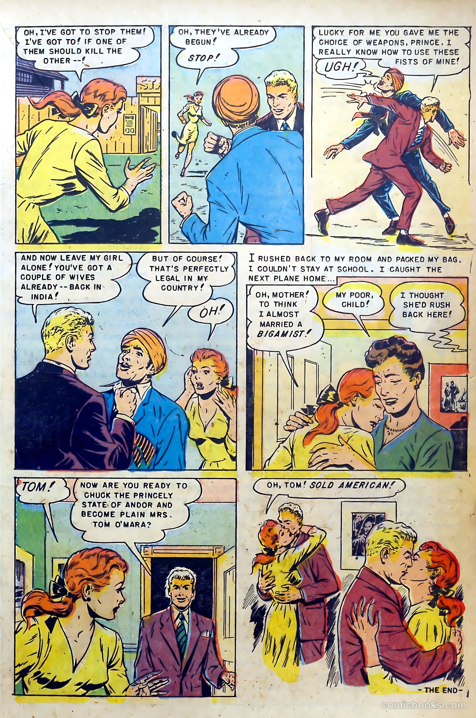 Realistic Romances #7 (1952) — page 15 of 36