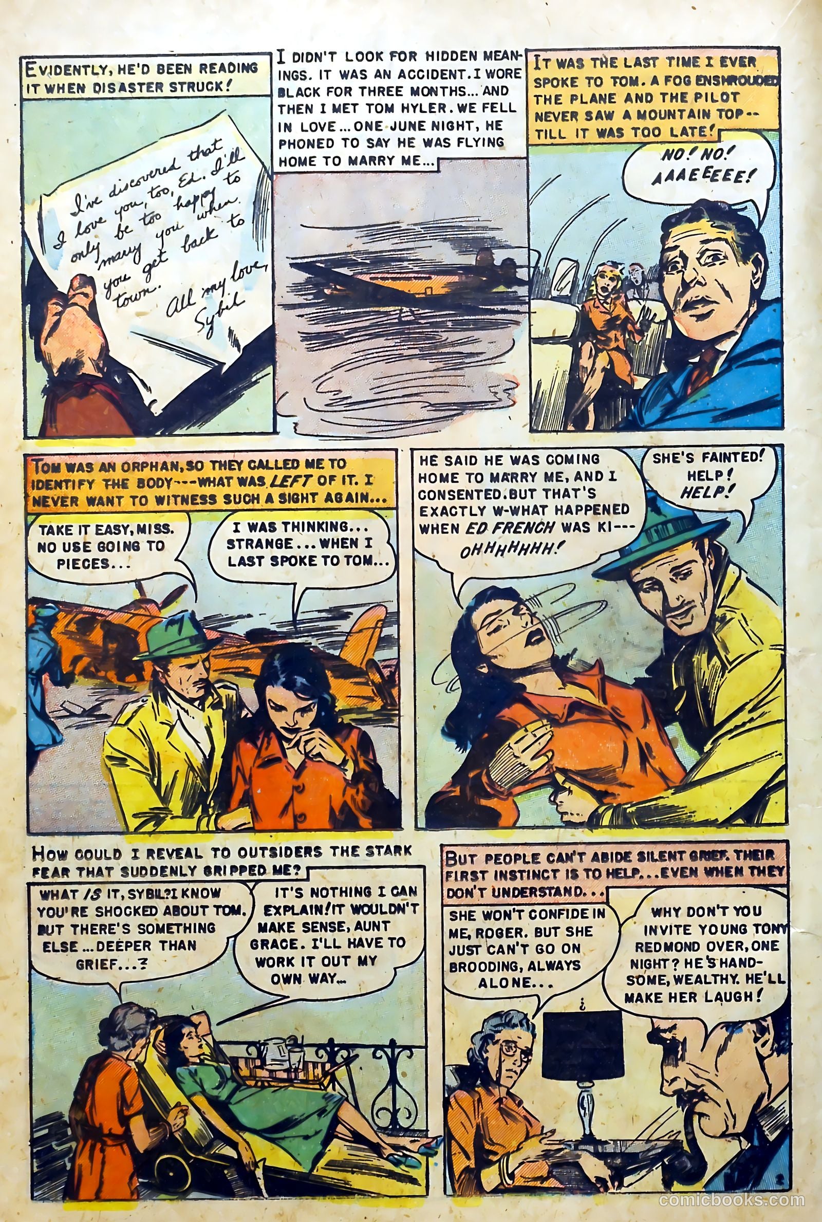 Realistic Romances #7 (1952) — page 20 of 36