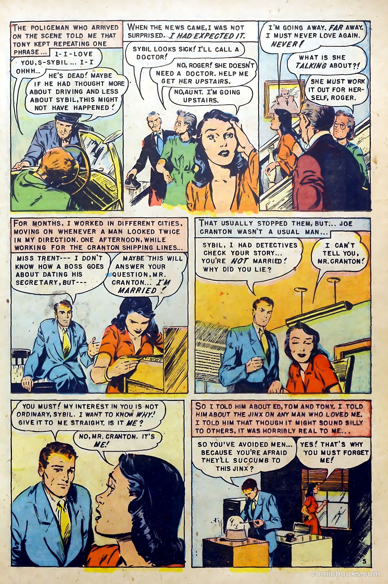 Realistic Romances #7 (1952) — page 23 of 36