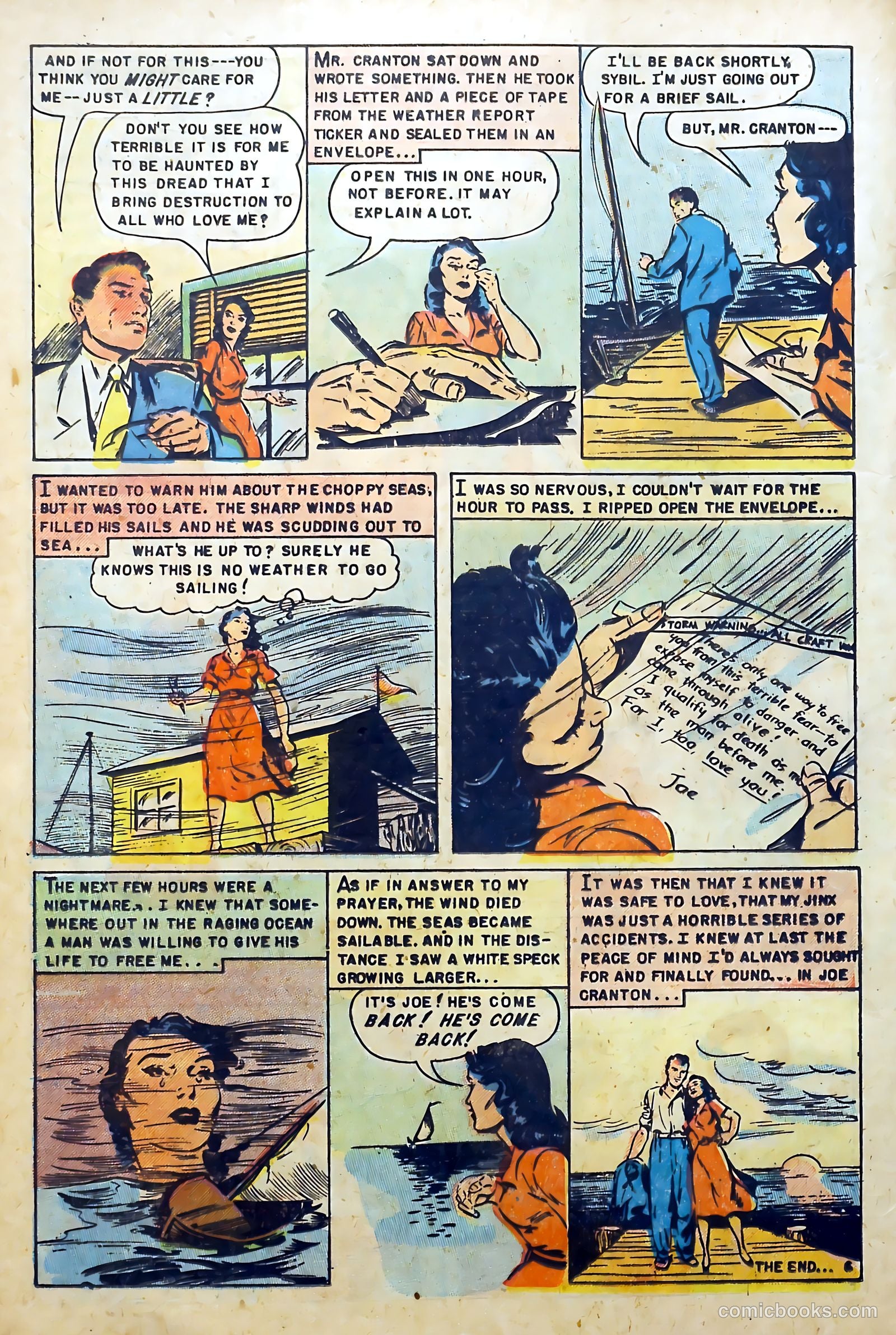 Realistic Romances #7 (1952) — page 24 of 36