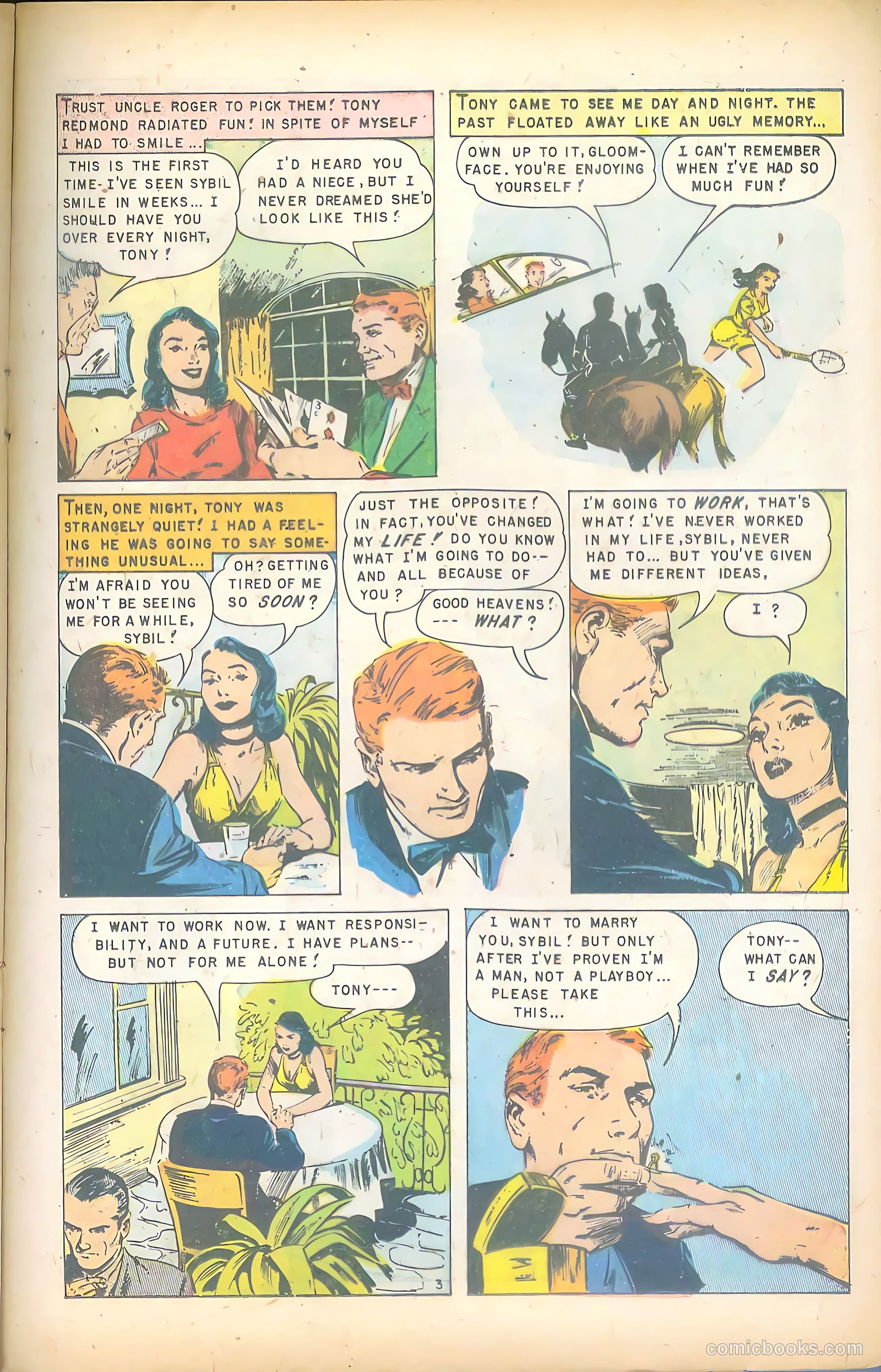 Realistic Romances #8 (1958) — page 21 of 36
