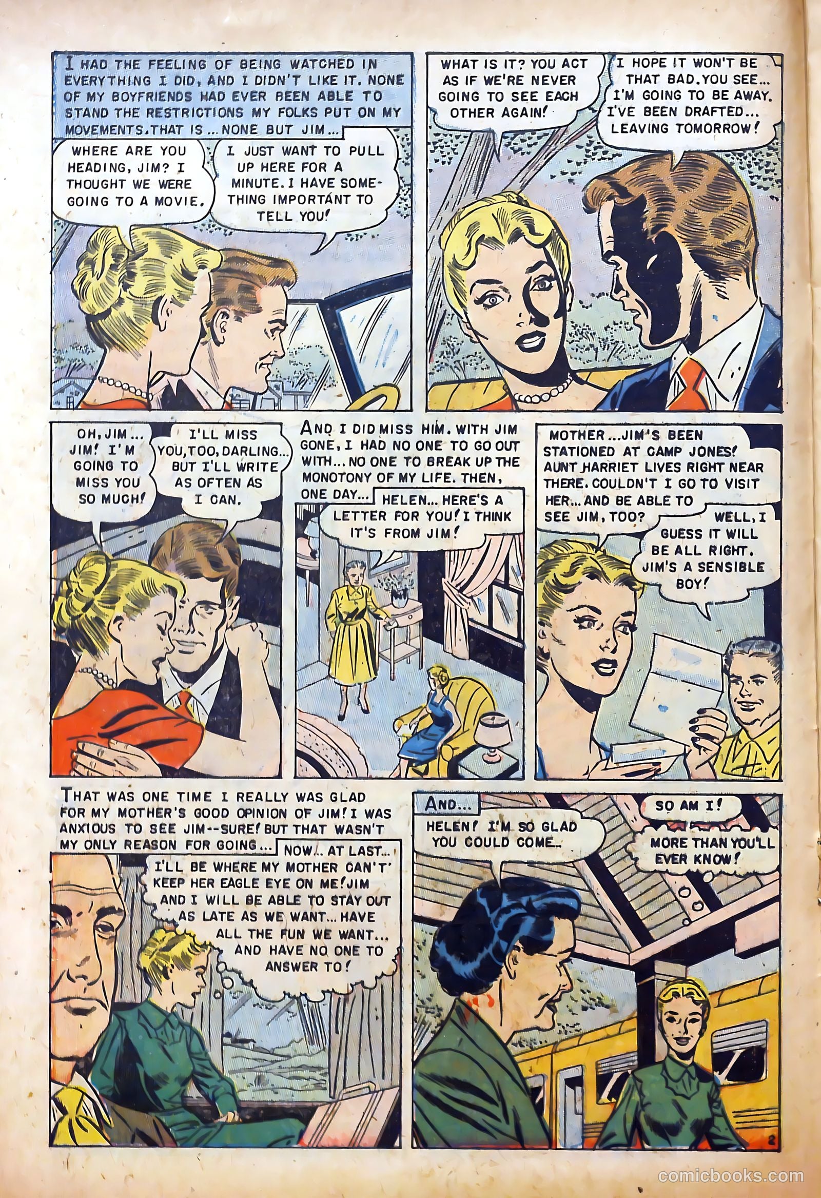 Realistic Romances #8 (1952) — page 12 of 36