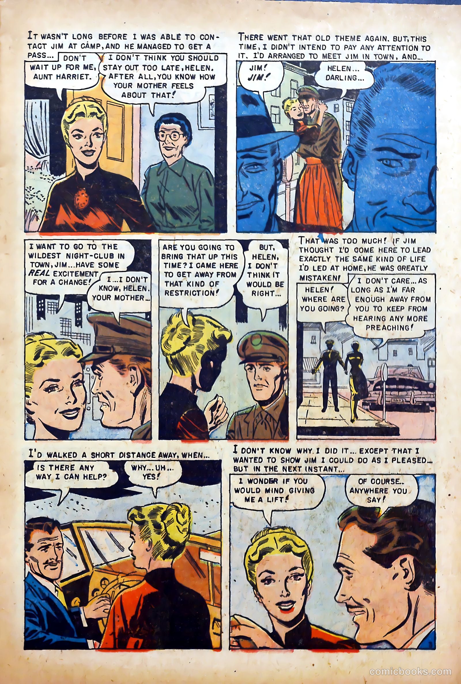 Realistic Romances #8 (1952) — page 13 of 36