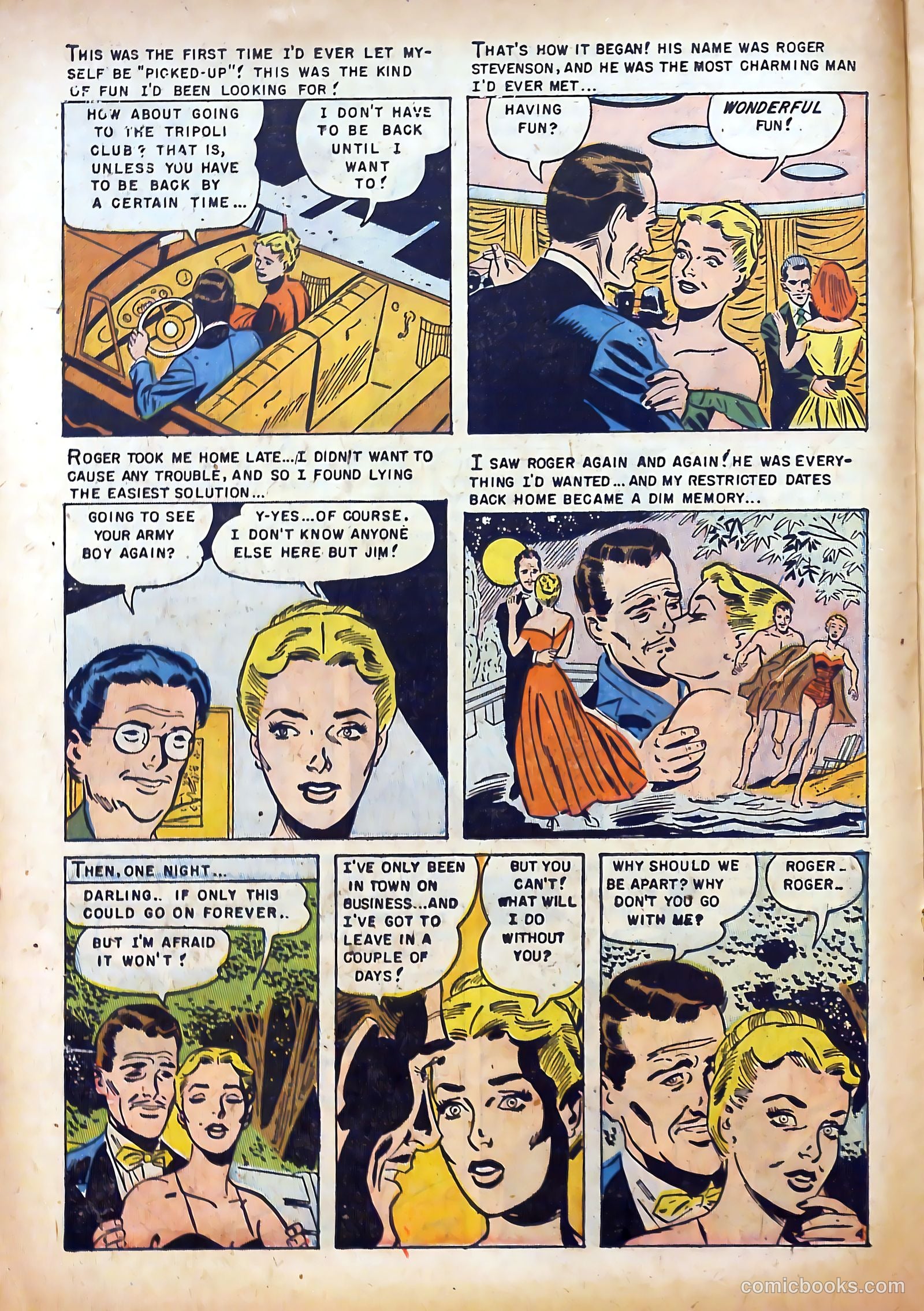 Realistic Romances #8 (1952) — page 14 of 36
