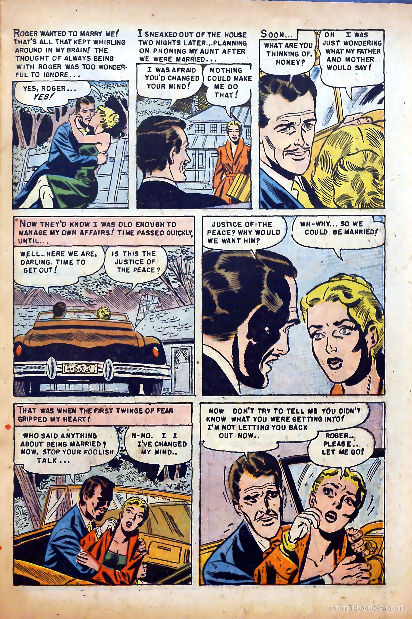 Realistic Romances #8 (1952) — page 15 of 36