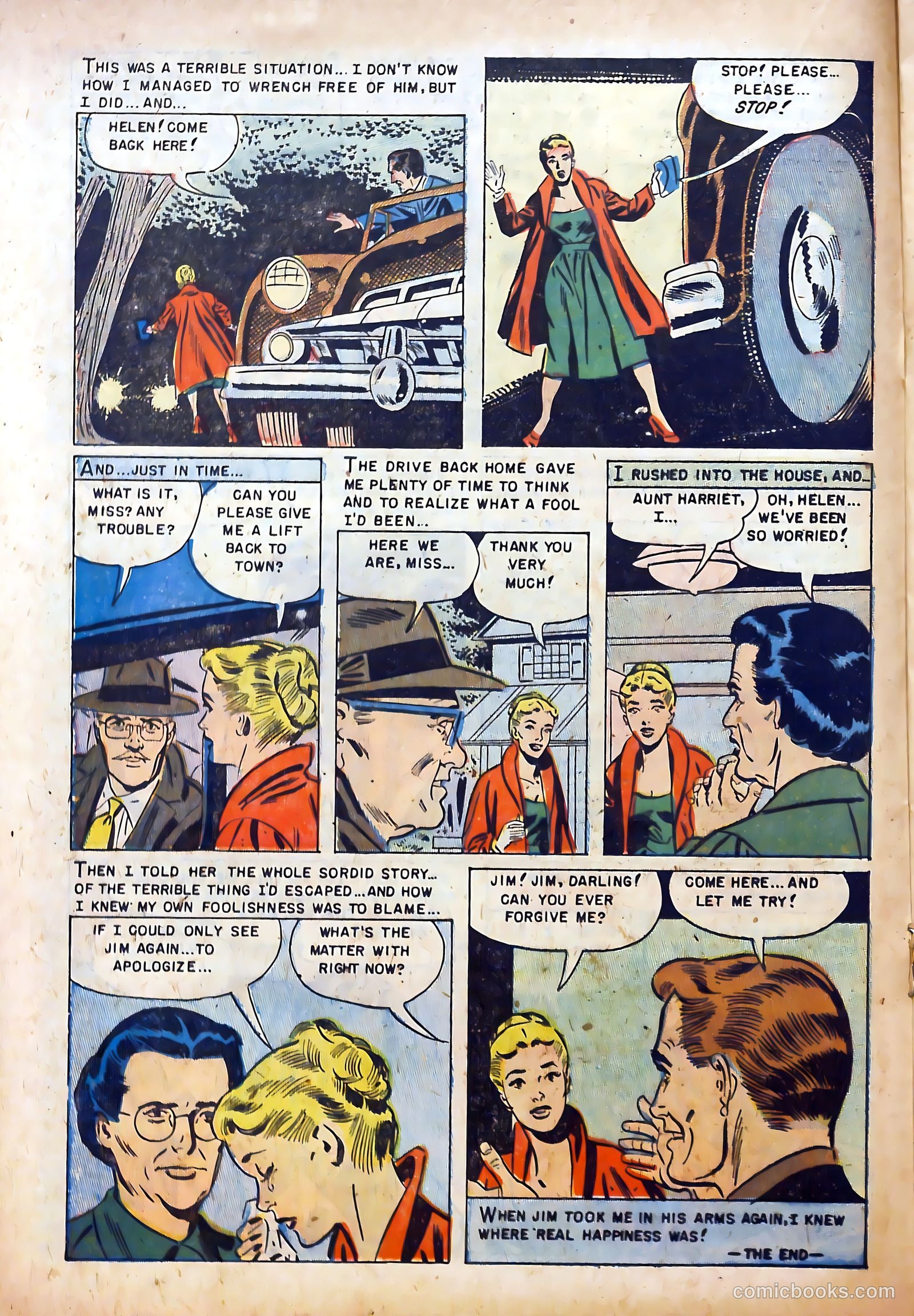 Realistic Romances #8 (1952) — page 16 of 36