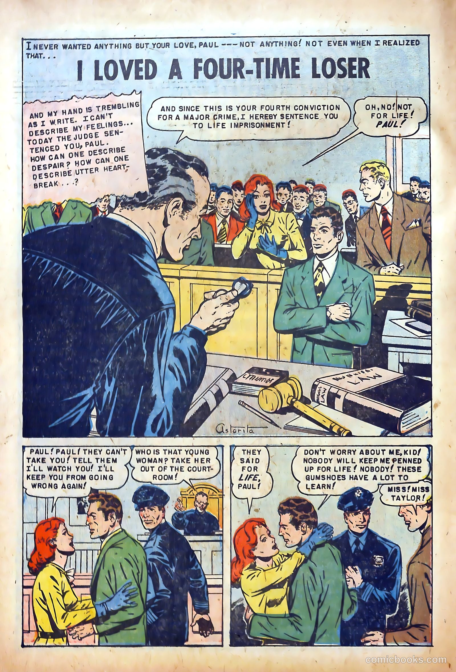 Realistic Romances #8 (1952) — page 20 of 36