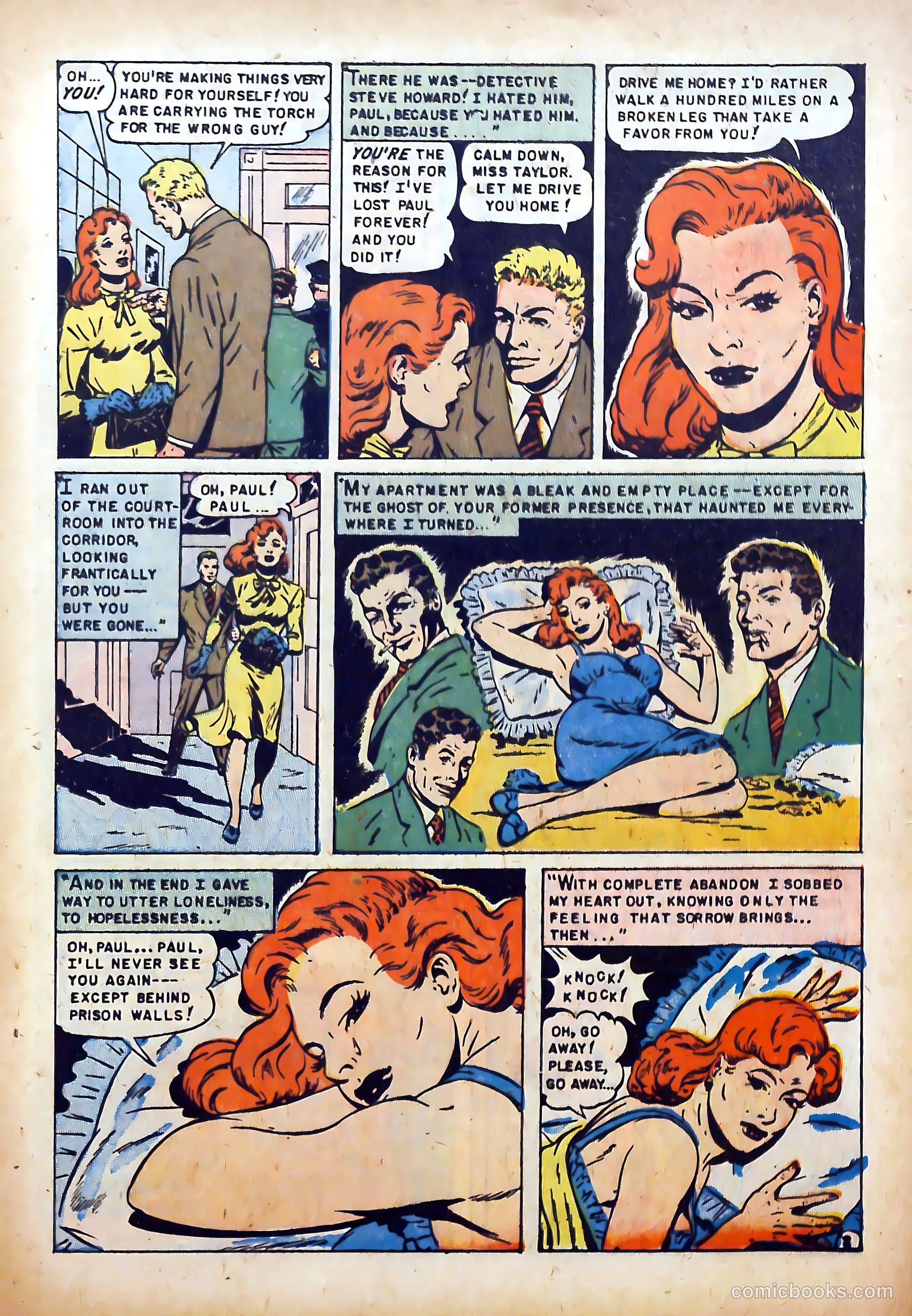 Realistic Romances #8 (1952) — page 21 of 36