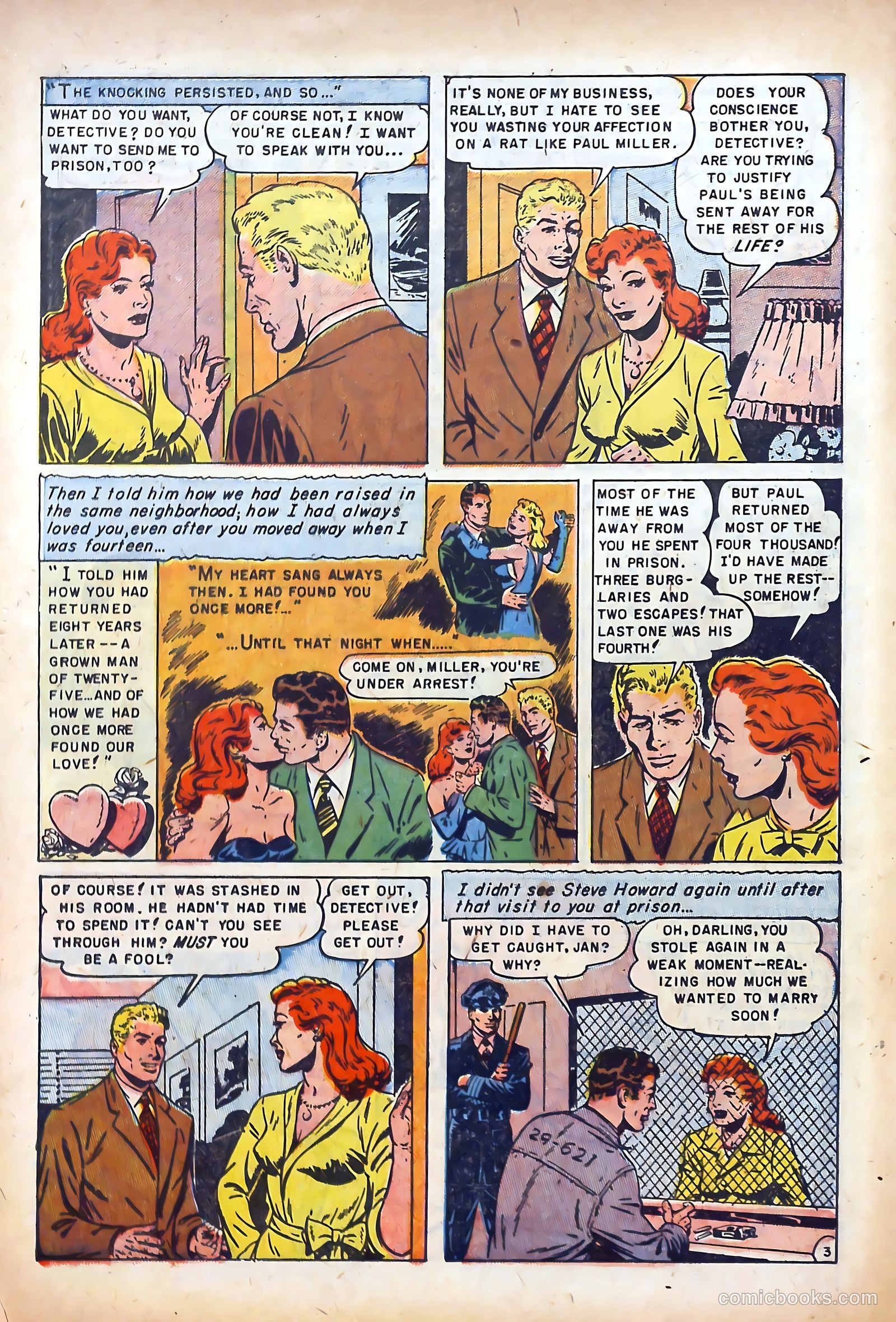 Realistic Romances #8 (1952) — page 22 of 36
