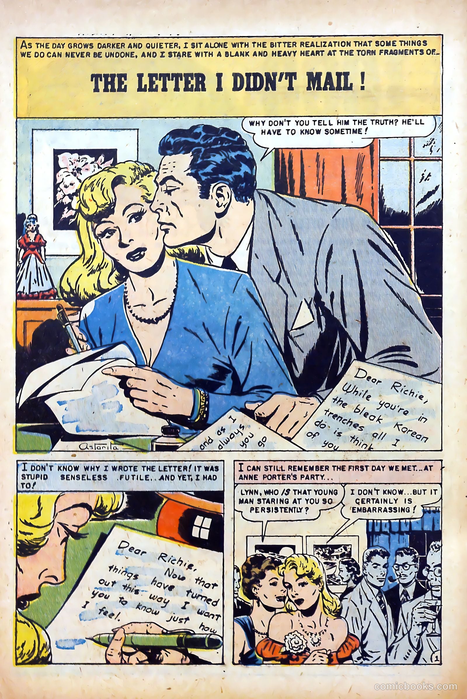 Realistic Romances #8 (1952) — page 28 of 36
