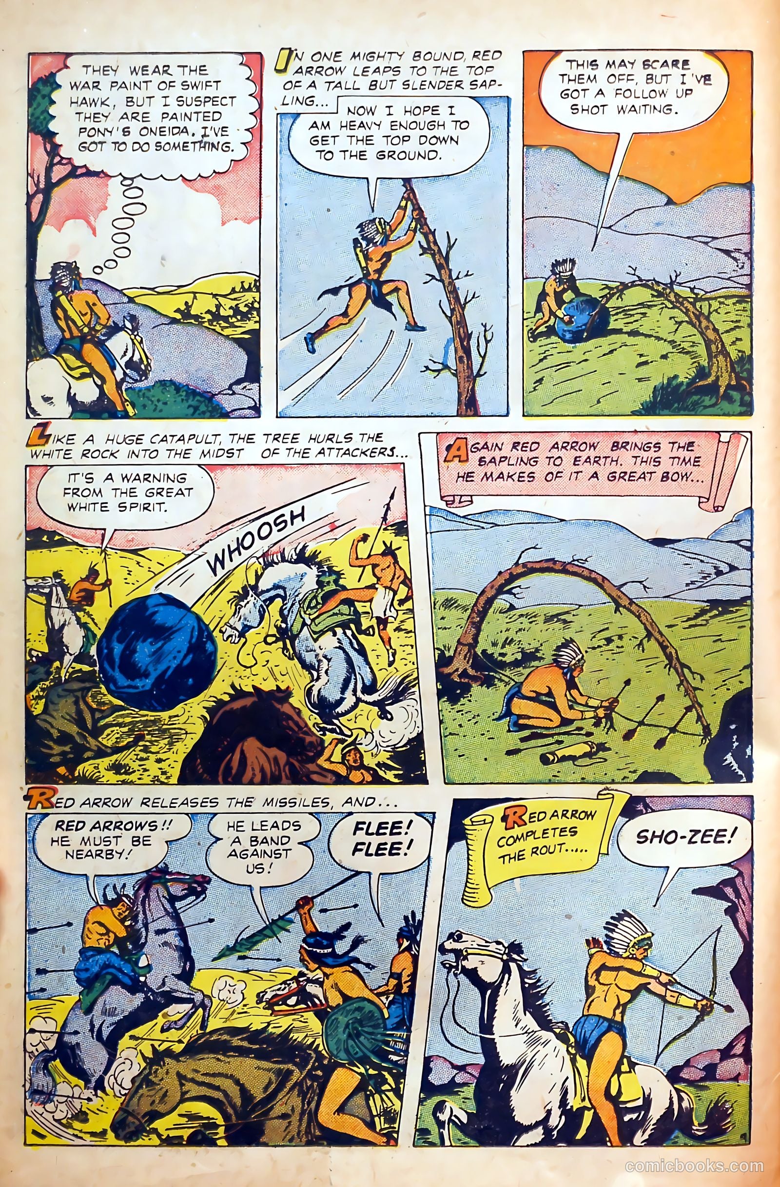 Red Arrow #1 (1951) — page 6 of 36