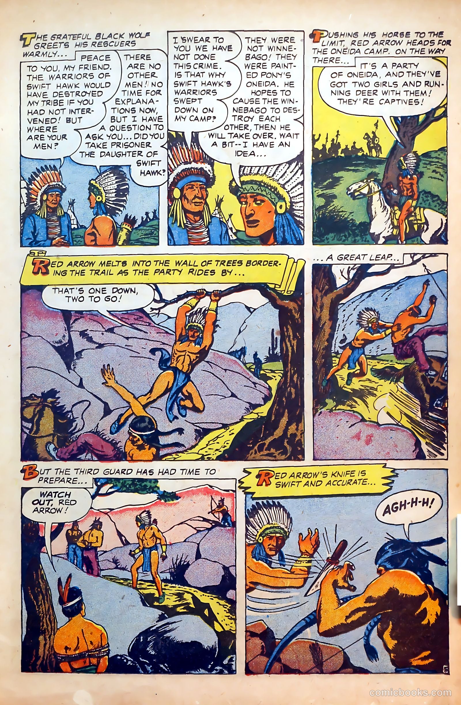 Red Arrow #1 (1951) — page 7 of 36