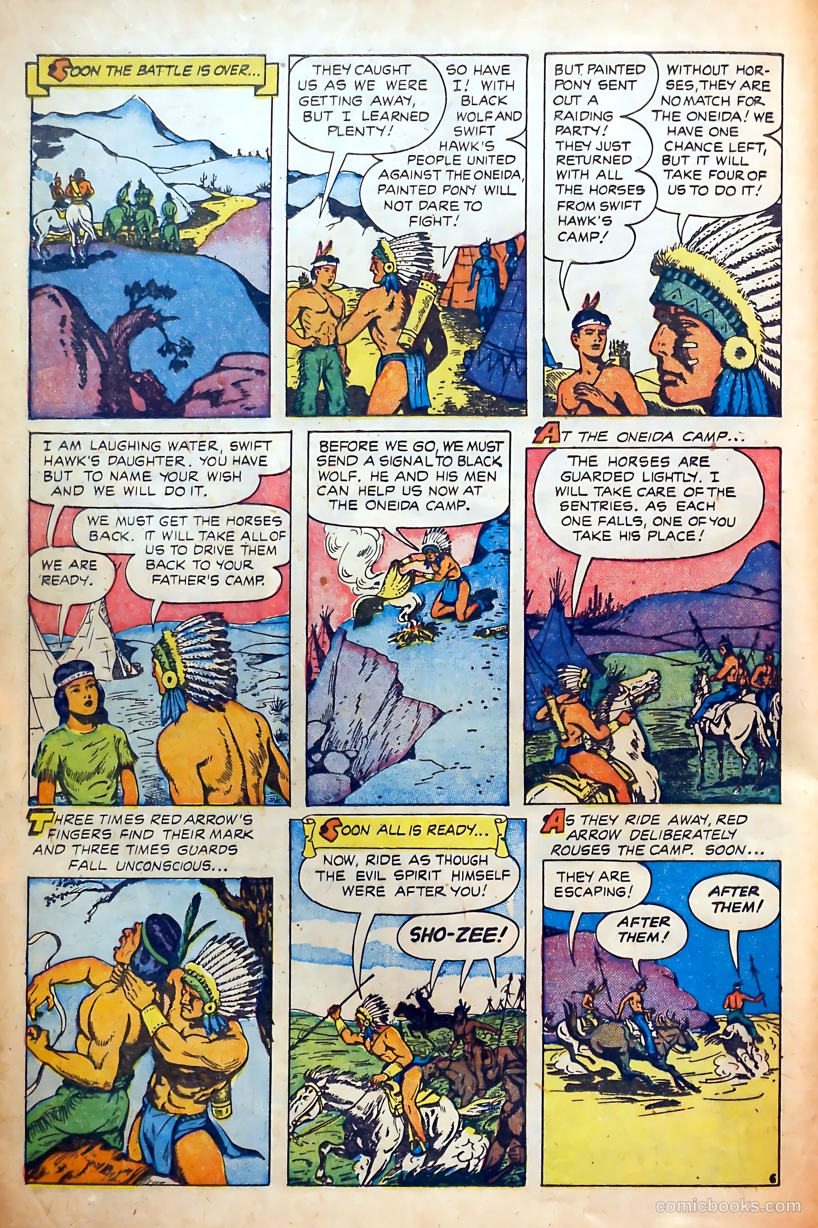Red Arrow #1 (1951) — page 8 of 36
