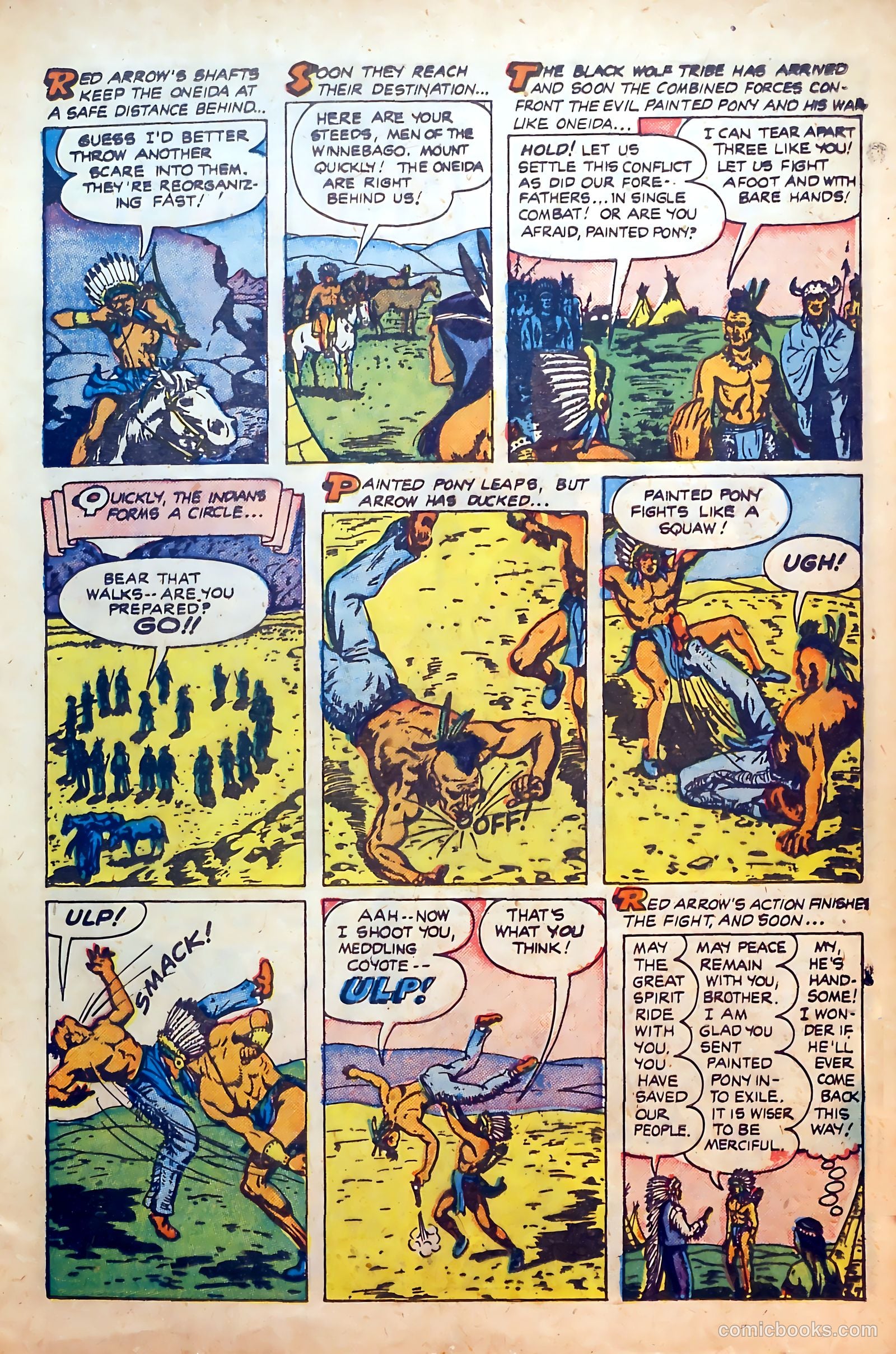 Red Arrow #1 (1951) — page 9 of 36