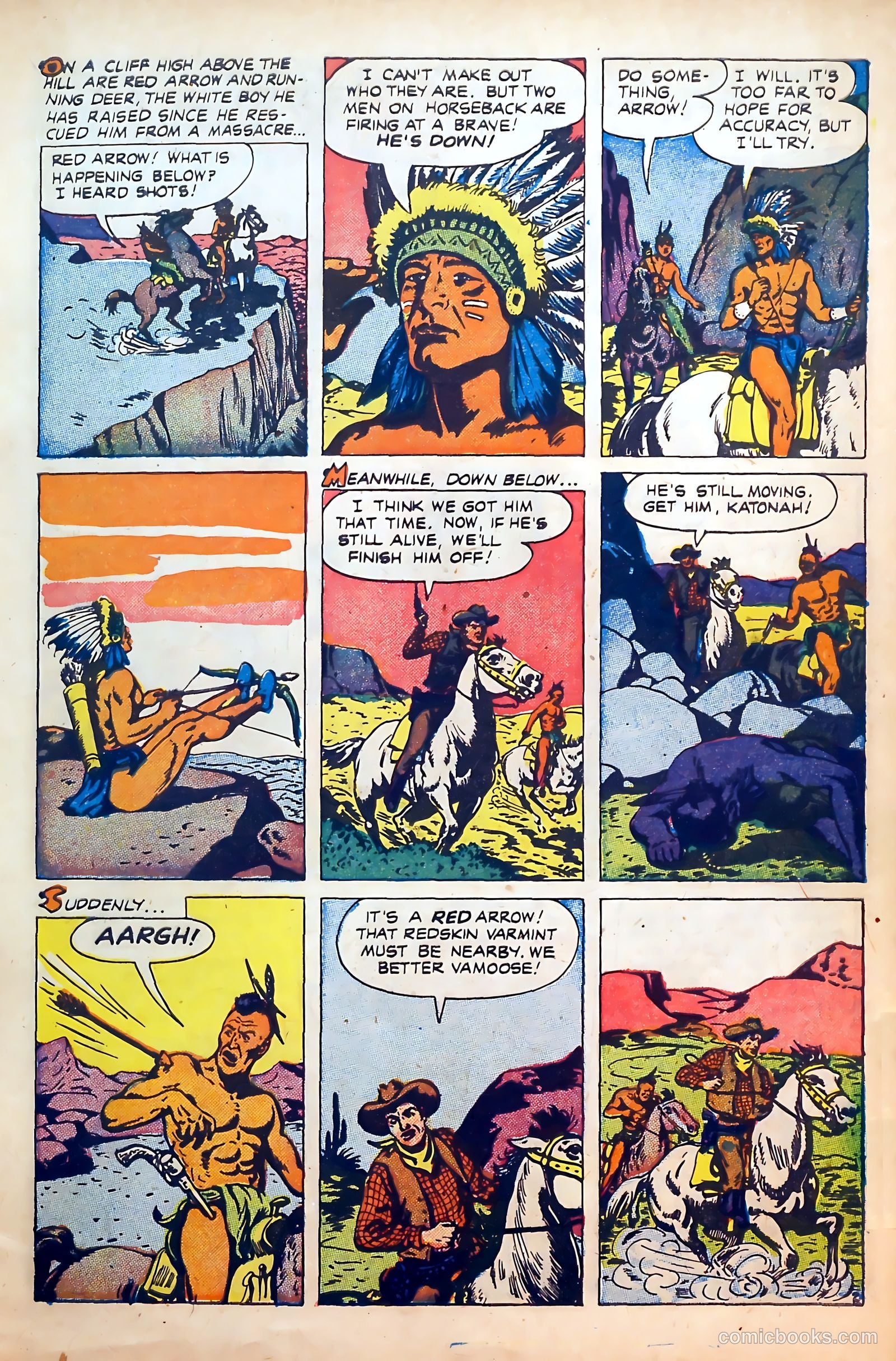 Red Arrow #1 (1951) — page 11 of 36