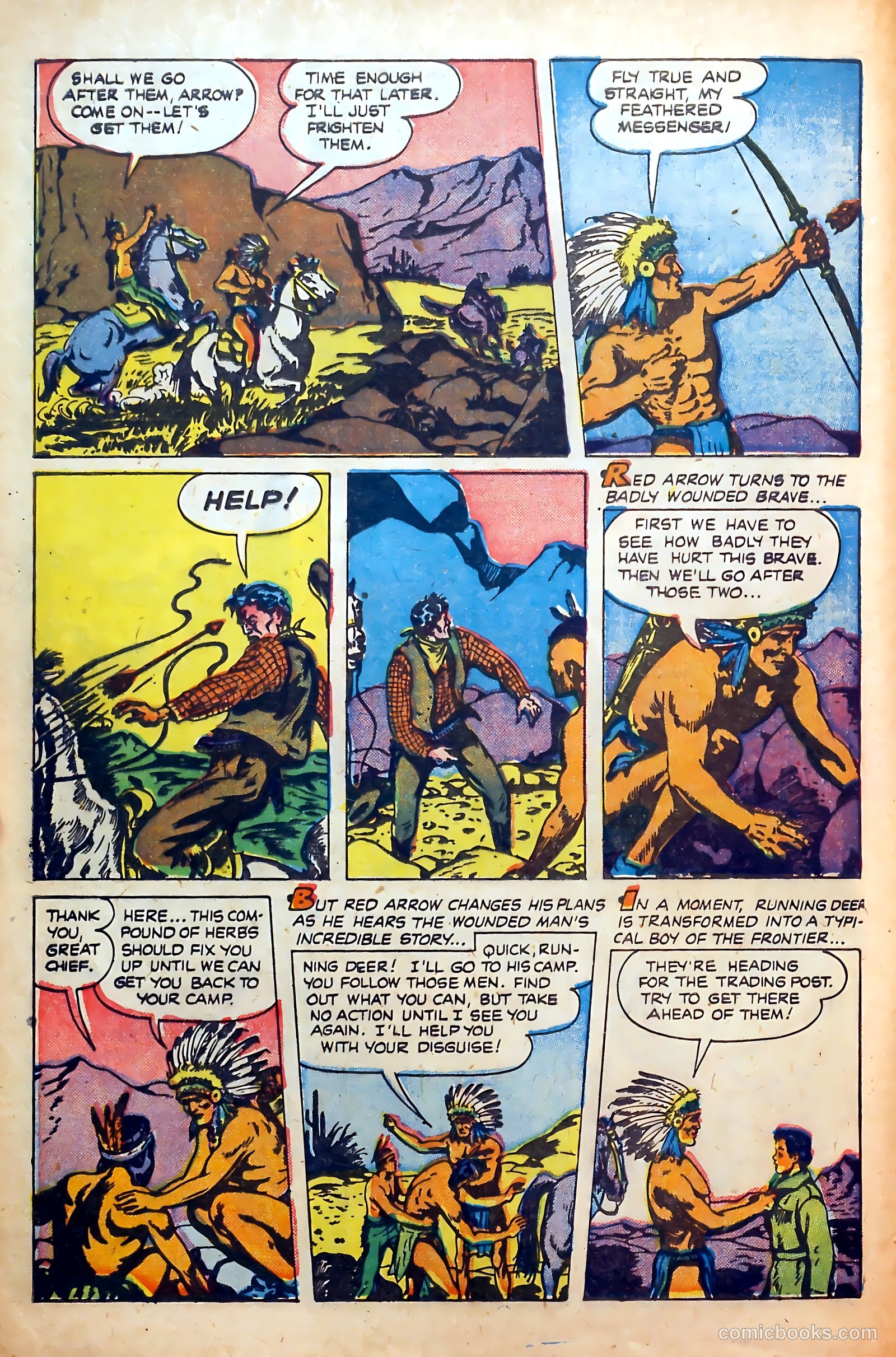 Red Arrow #1 (1951) — page 12 of 36