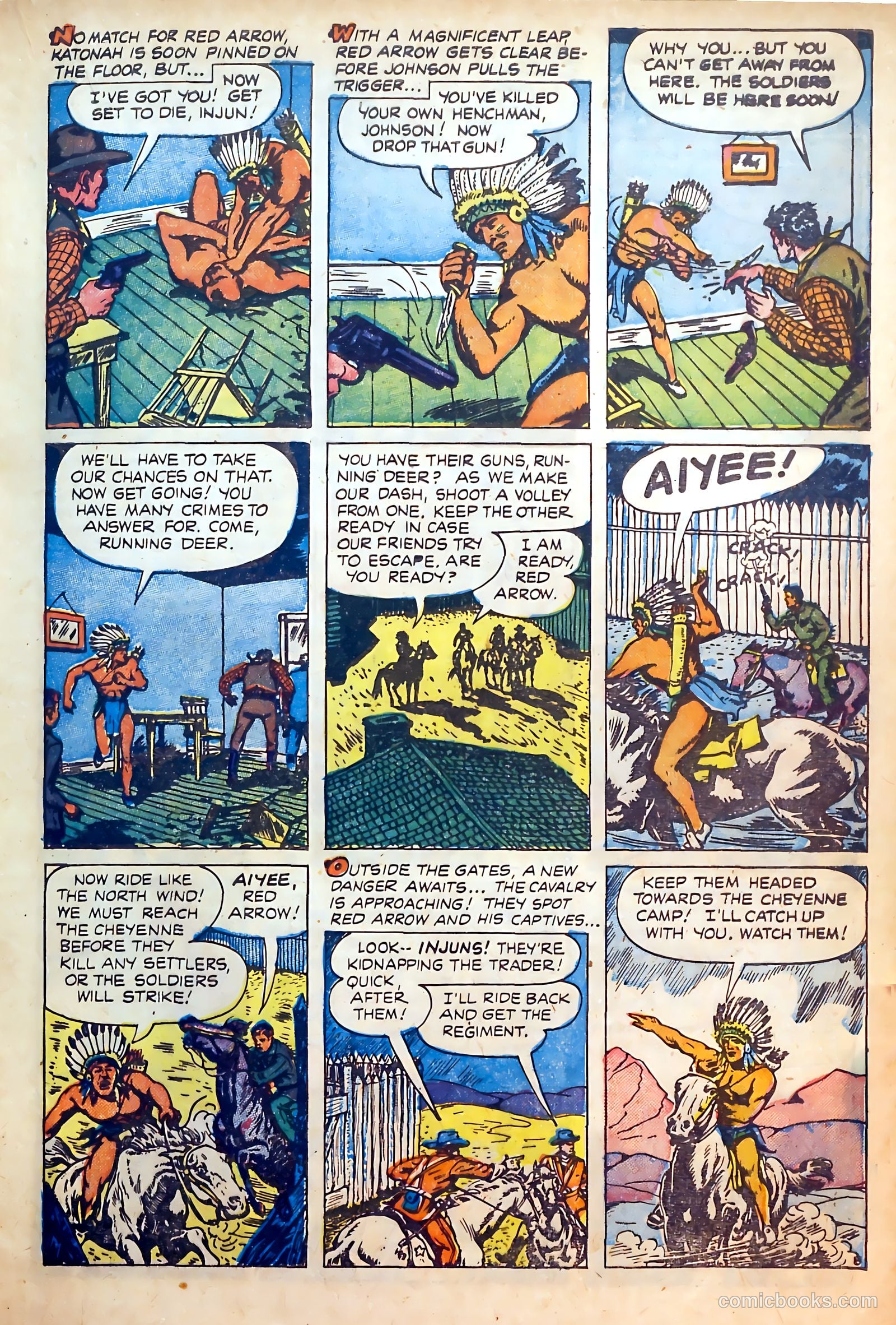 Red Arrow #1 (1951) — page 17 of 36