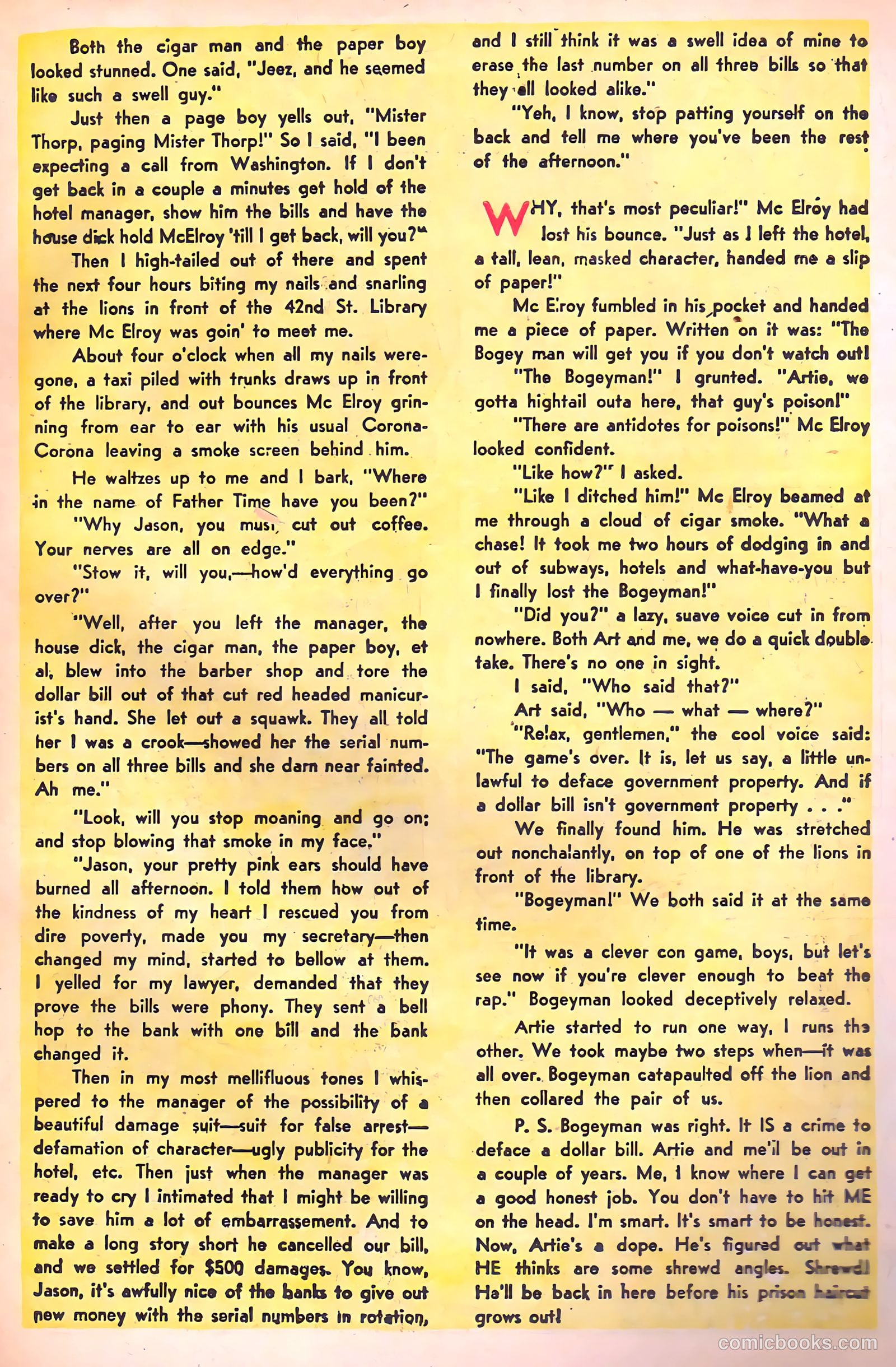 Red Band Comics #1 (1944) — page 34 of 53