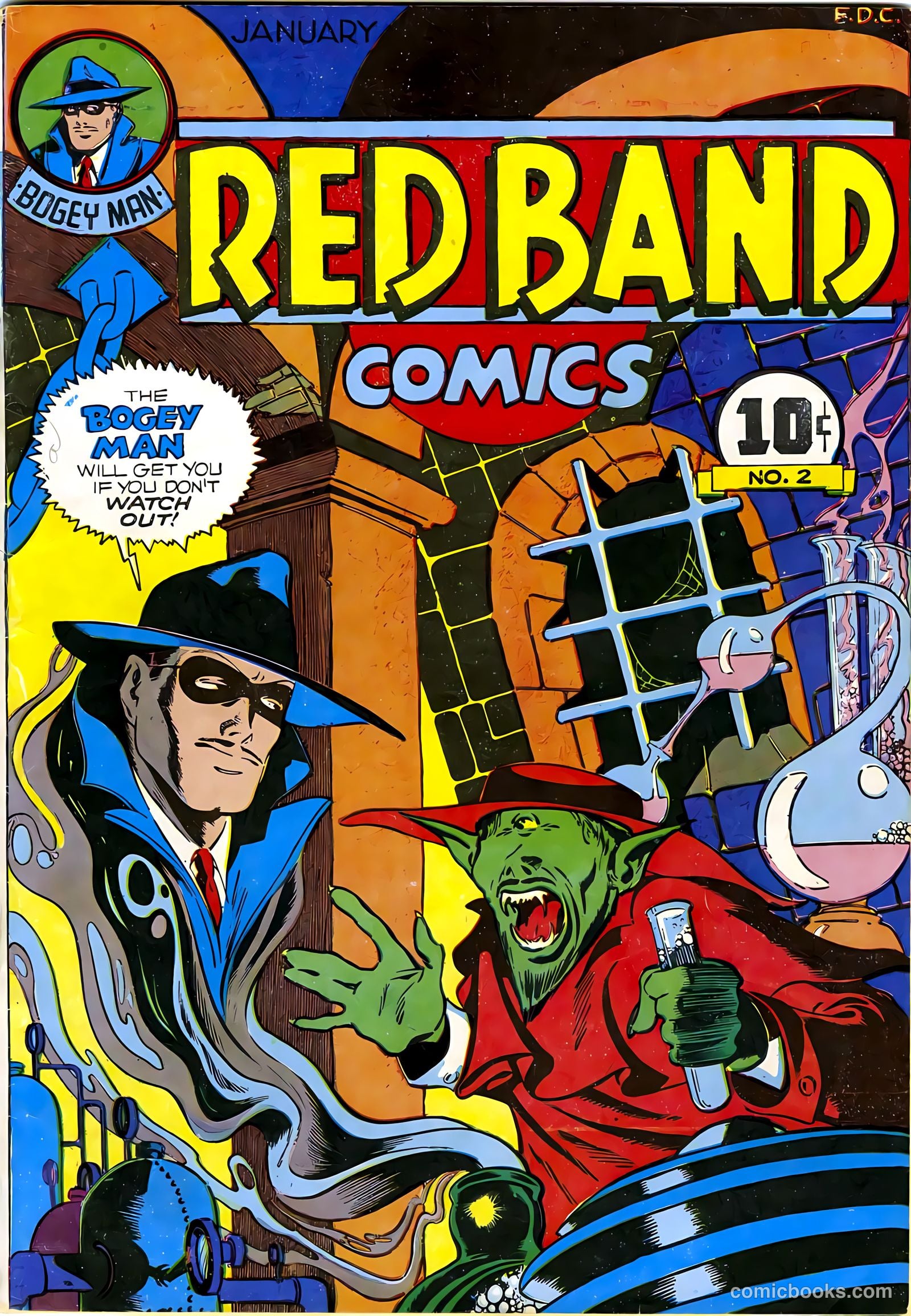 Red Band Comics #2 cover