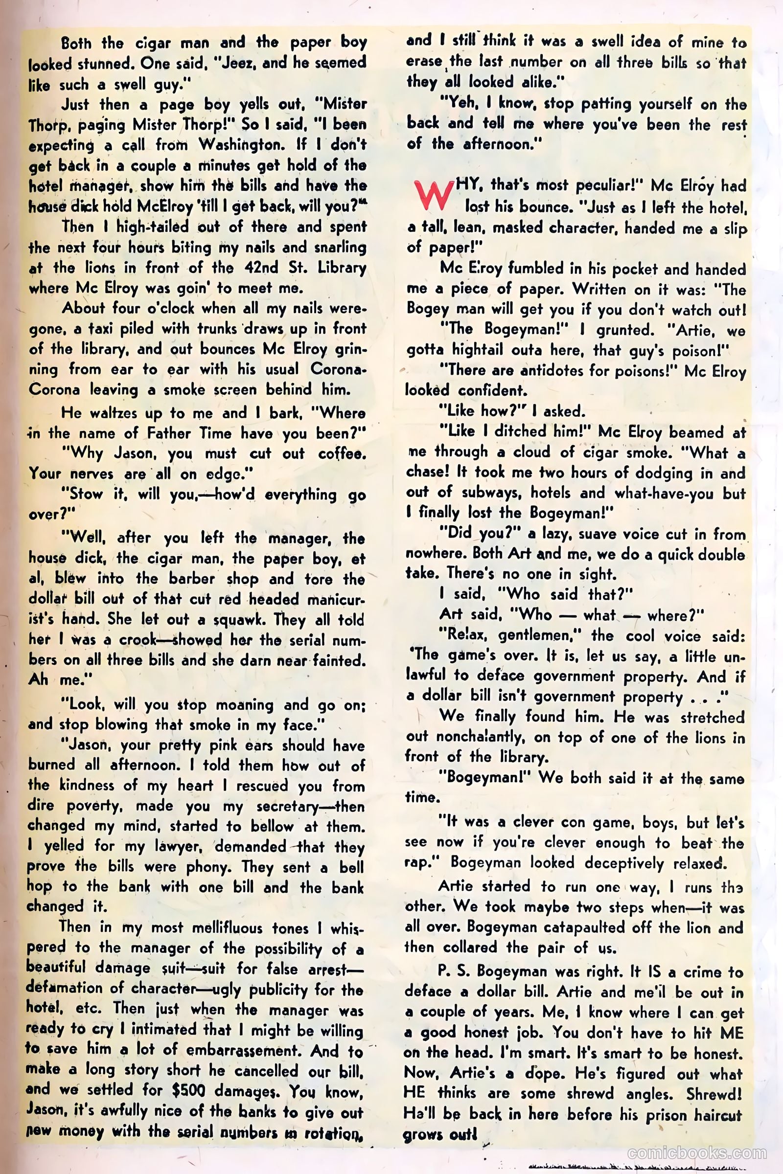 Red Band Comics #2 (1944) — page 33 of 52