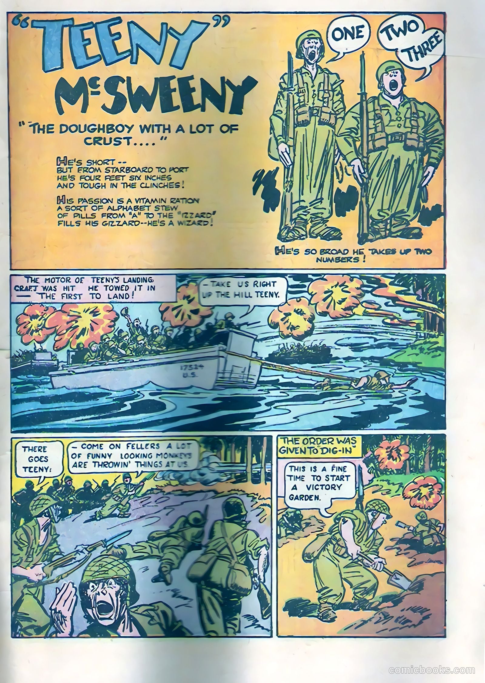 Red Band Comics #3 (1945) — page 16 of 55