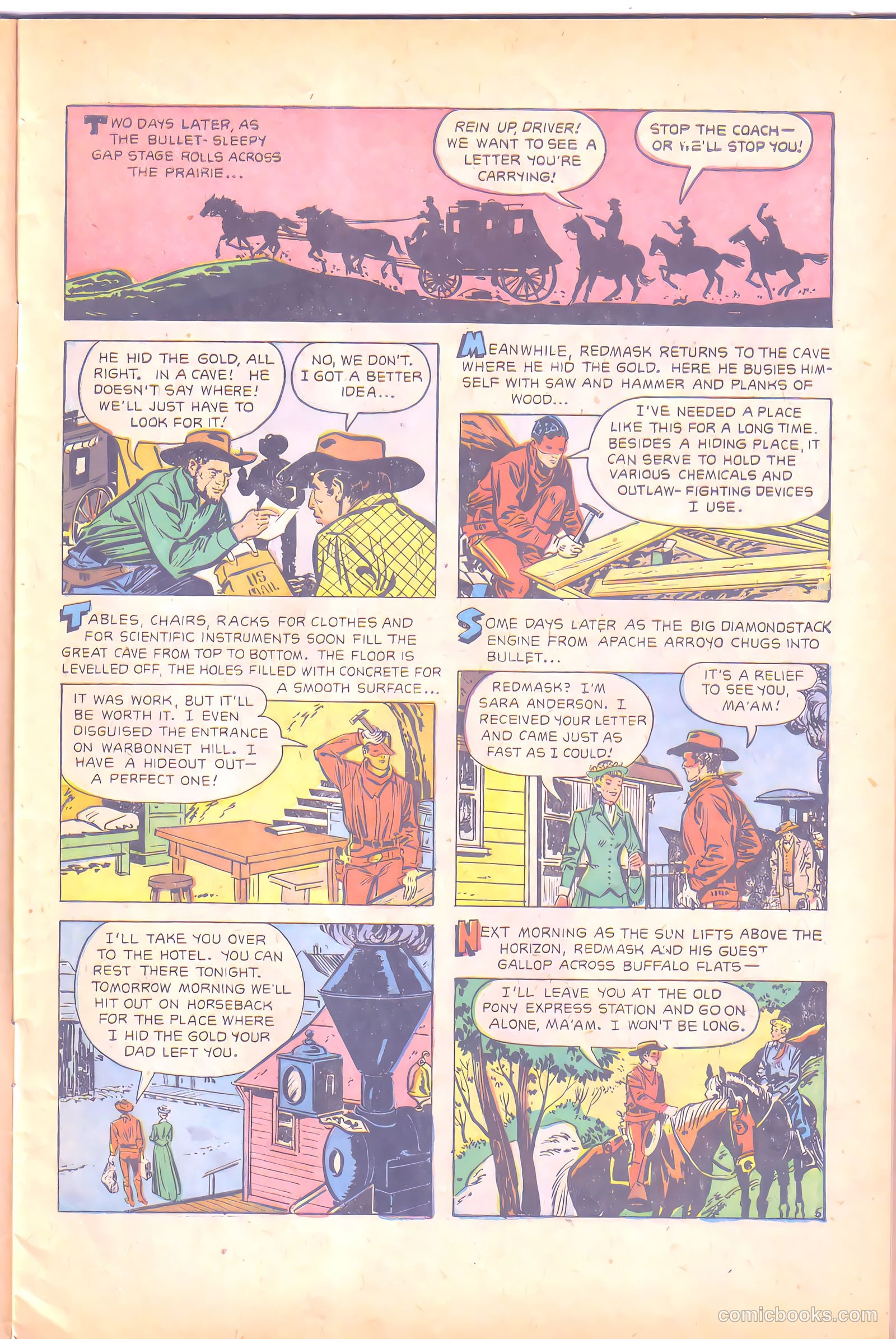 Red Mask #1 (1958) — page 7 of 36