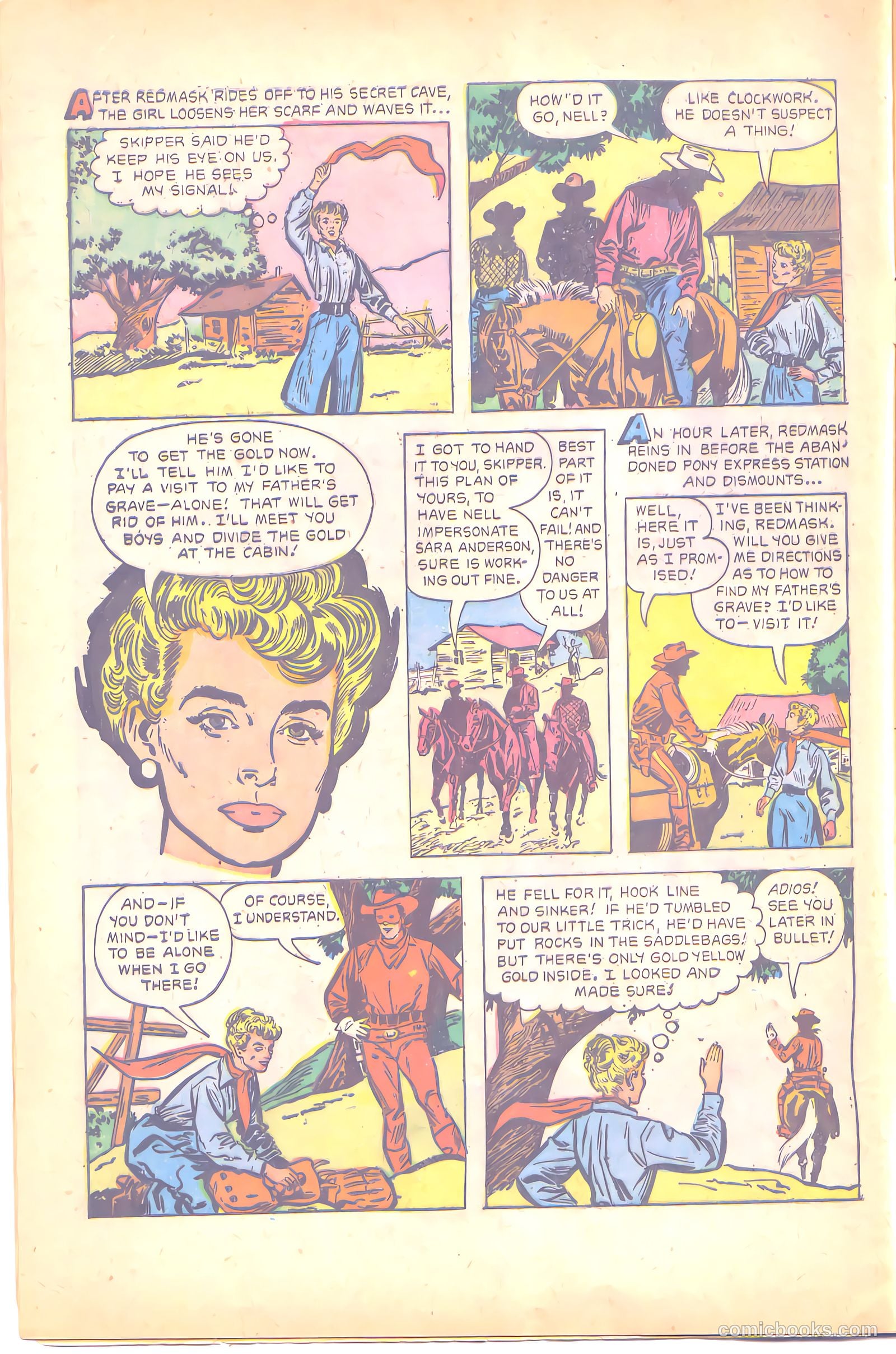 Red Mask #1 (1958) — page 8 of 36