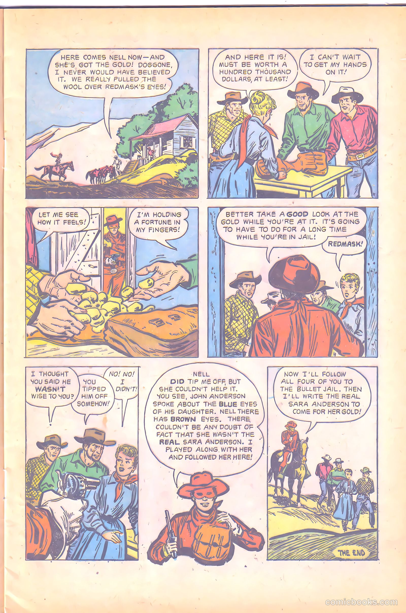 Red Mask #1 (1958) — page 9 of 36
