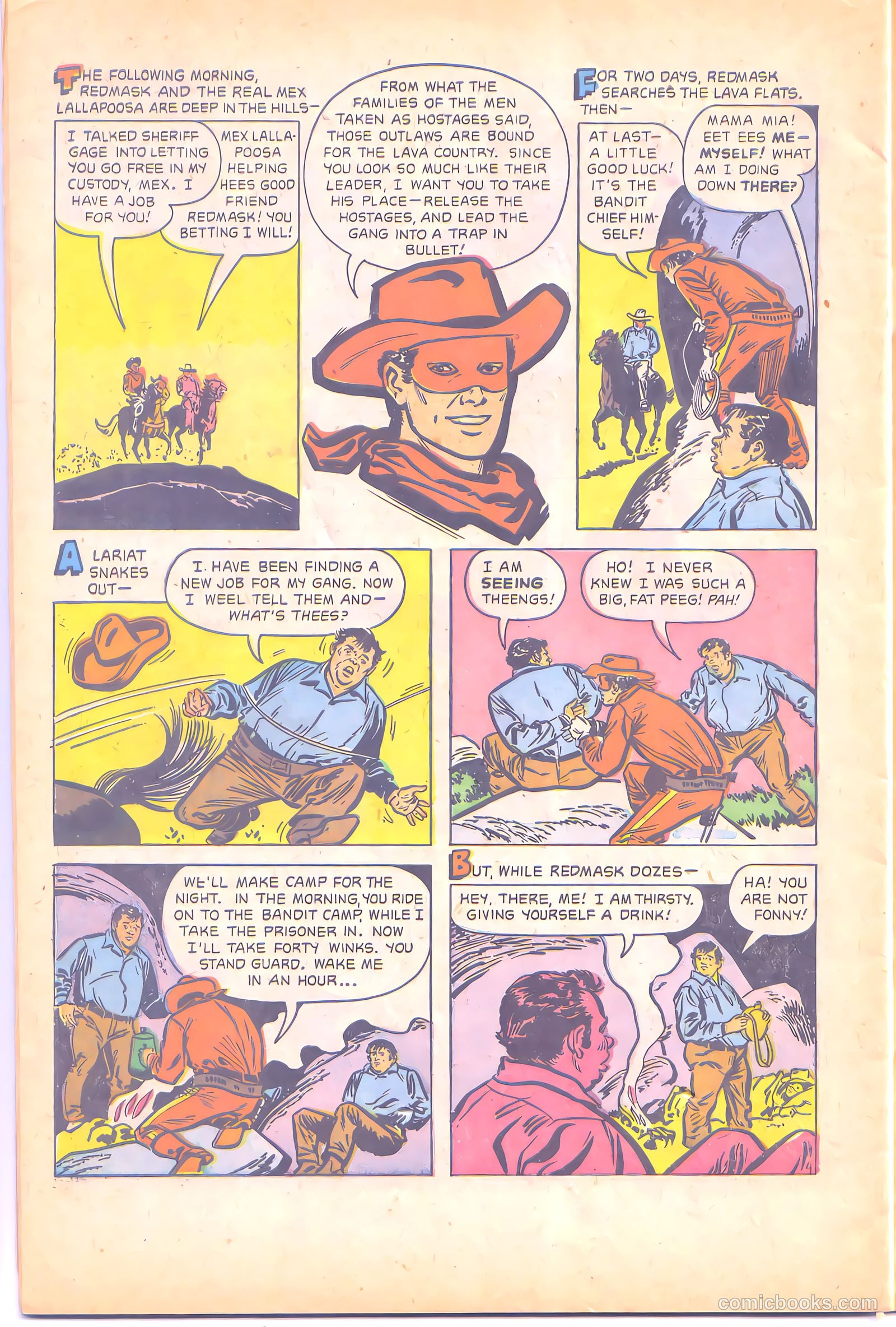 Red Mask #1 (1958) — page 30 of 36