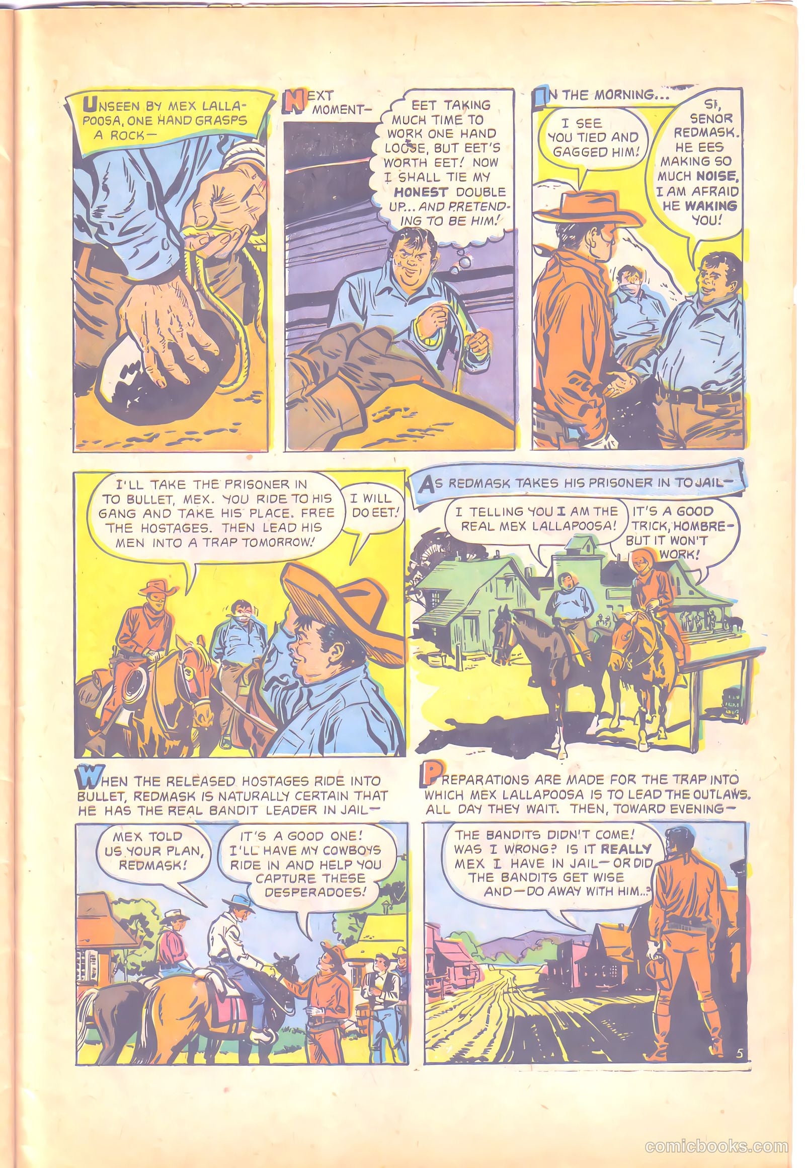 Red Mask #1 (1958) — page 31 of 36