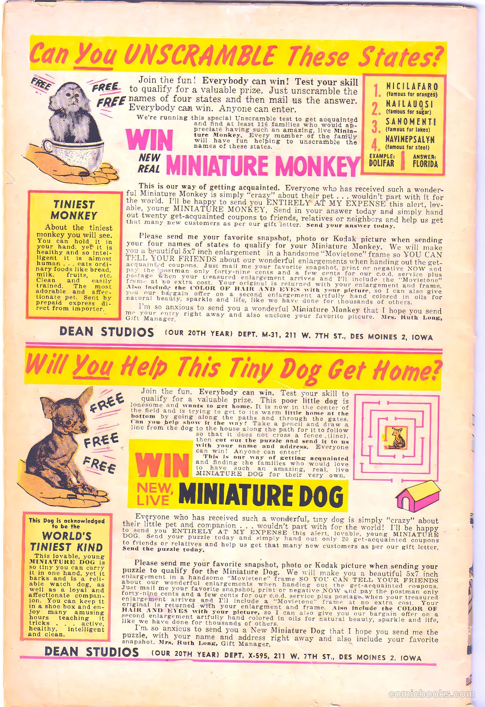 Red Mask #1 (1958) — page 36 of 36