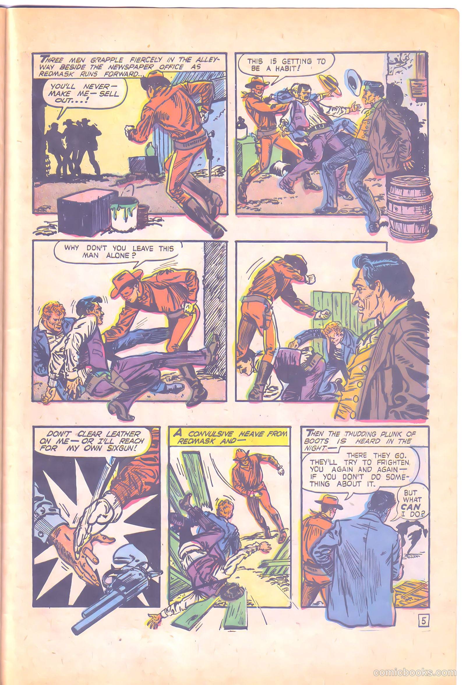 Red Mask #2 (1958) — page 31 of 36