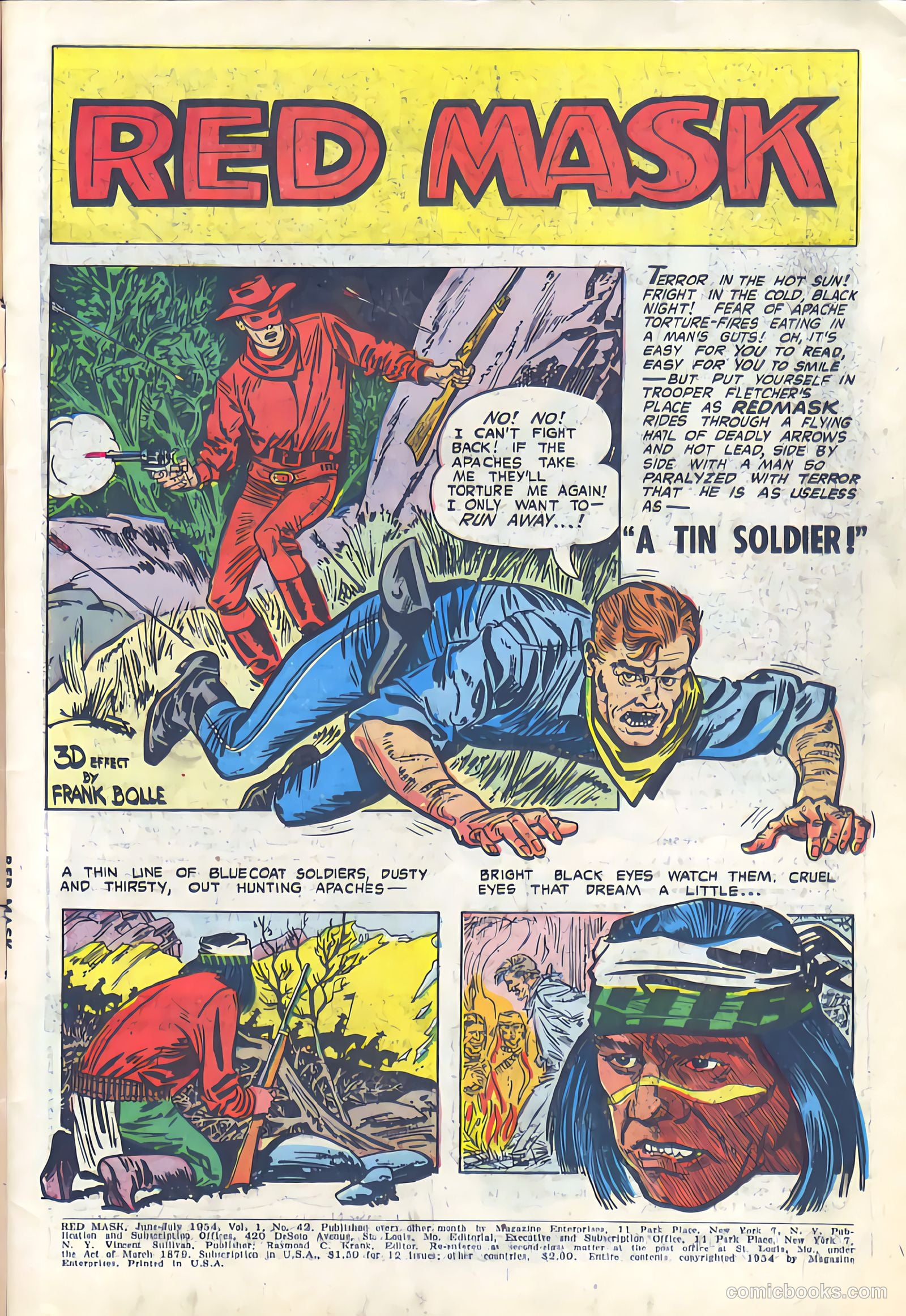 Red Mask #42 (1954) — page 3 of 36