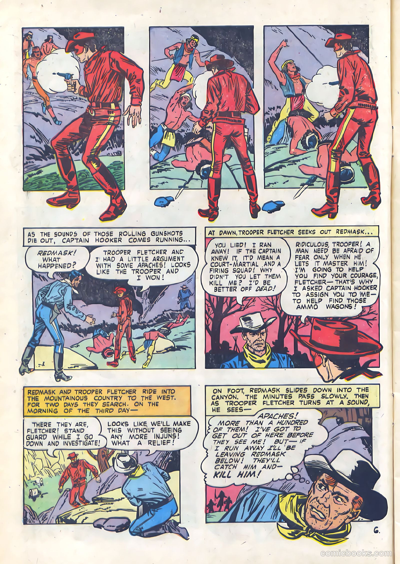 Red Mask #42 (1954) — page 8 of 36