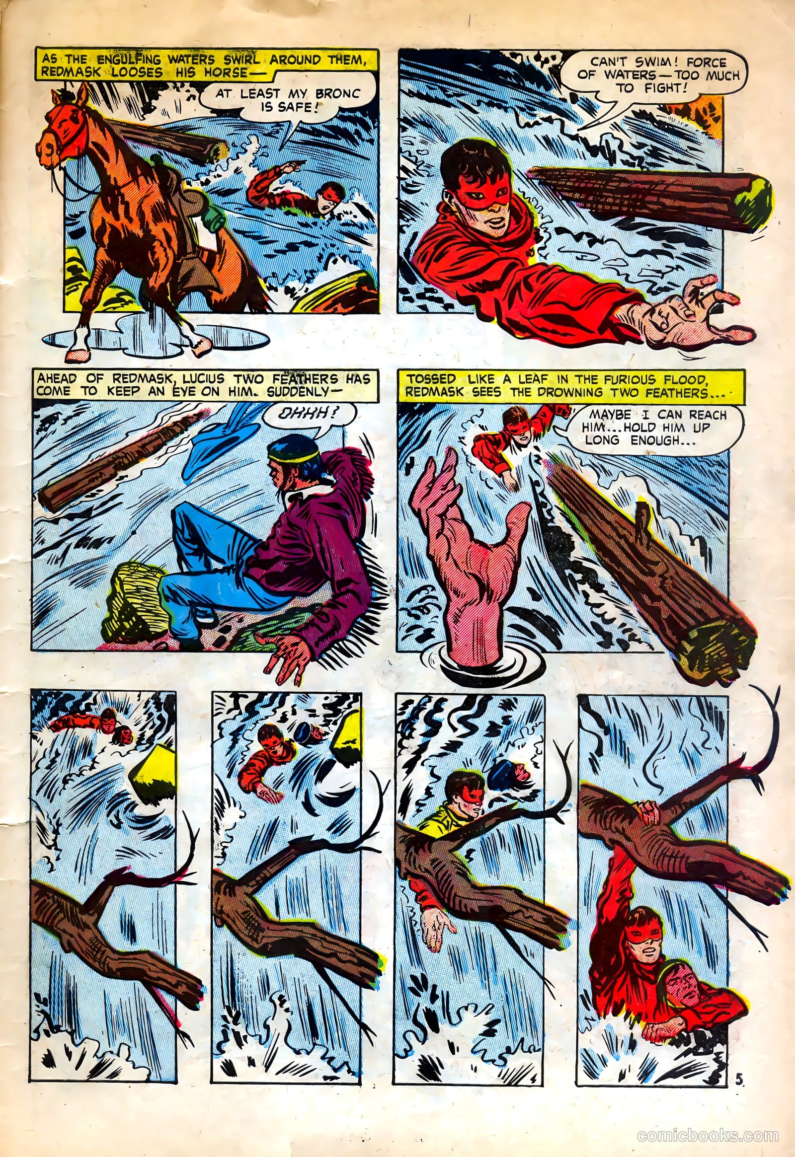 Red Mask #43 (1954) — page 7 of 36