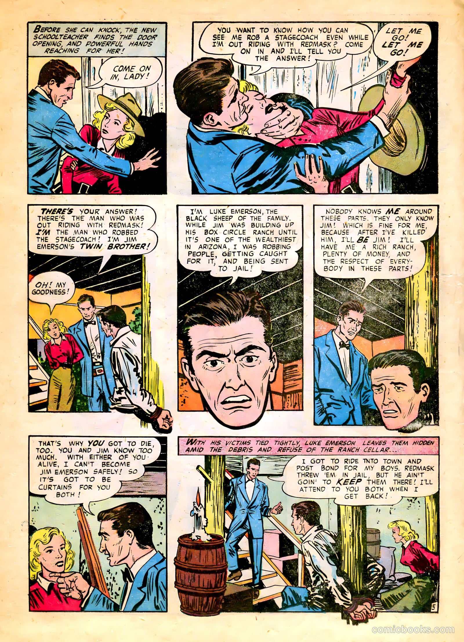 Red Mask #46 (1955) — page 25 of 37