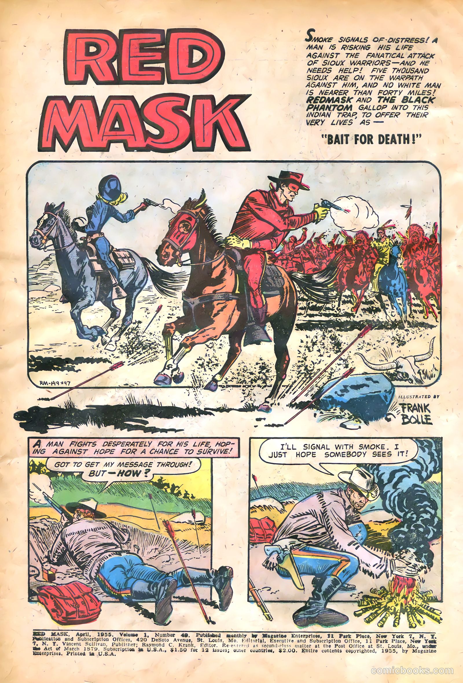 Red Mask #47 (1955) — page 3 of 36
