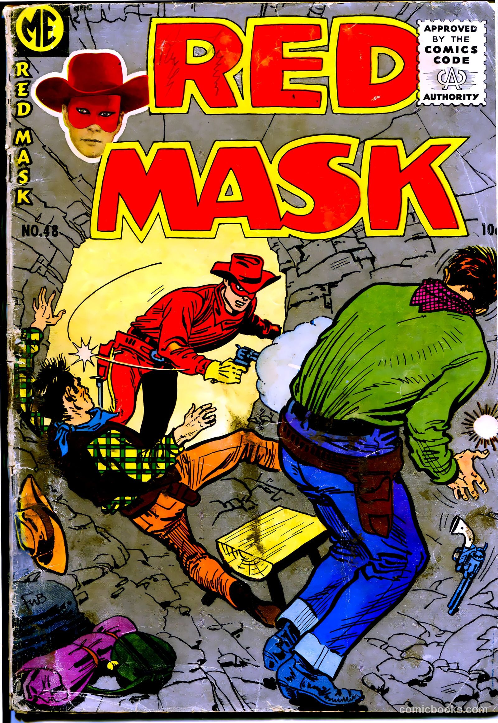 Red Mask #48 (1955) — page 2 of 37