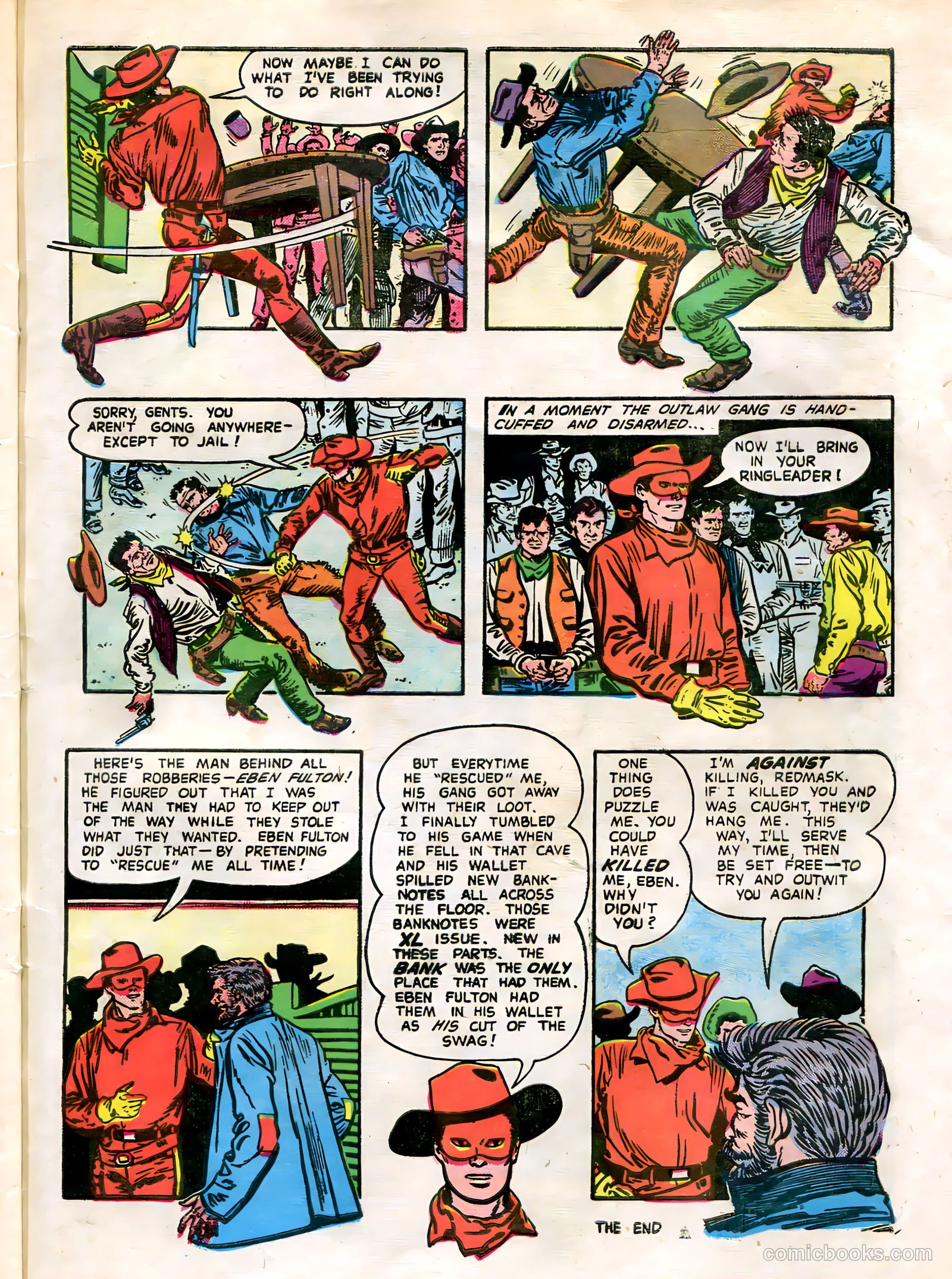 Red Mask #48 (1955) — page 34 of 37