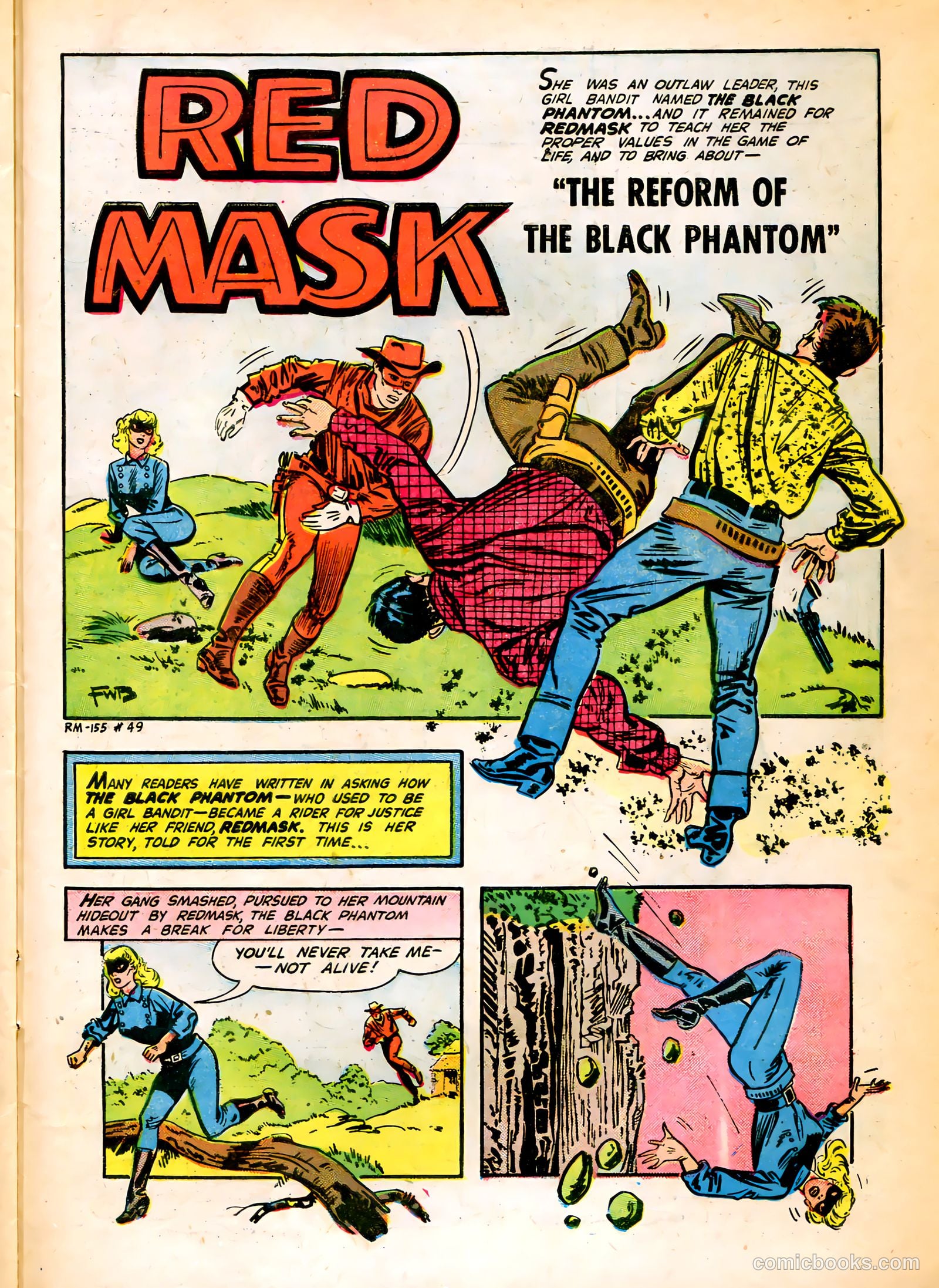 Red Mask #49 (1955) — page 28 of 37