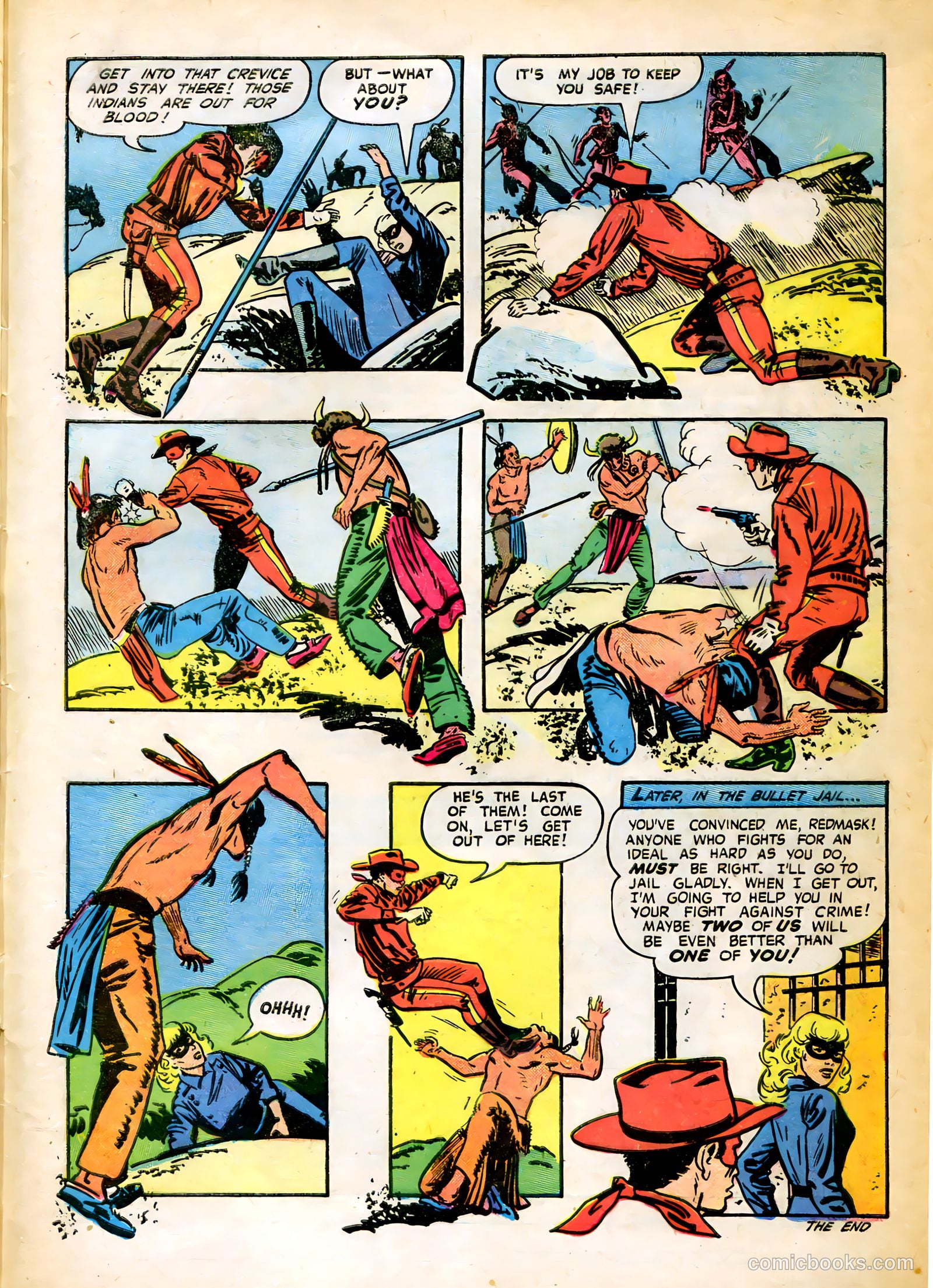 Red Mask #49 (1955) — page 34 of 37