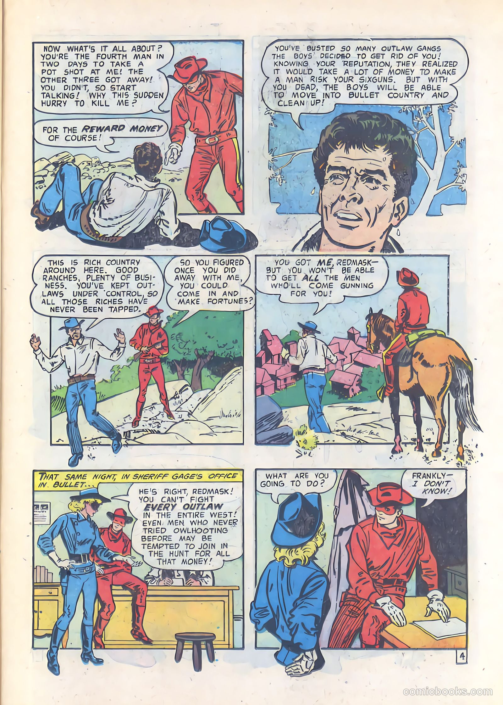 Red Mask #50 (1955) — page 23 of 36