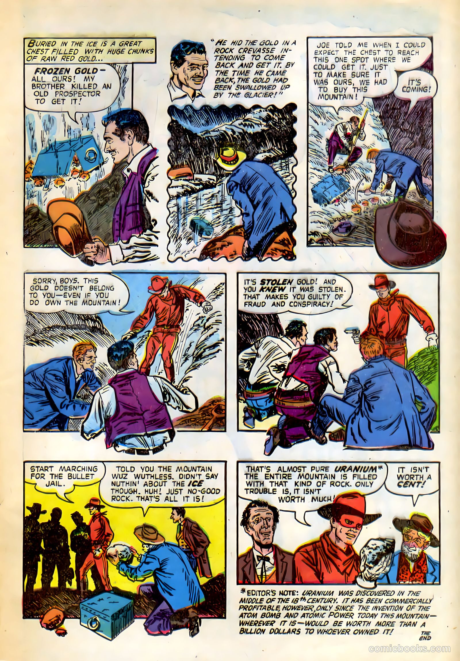 Red Mask #51 (1955) — page 33 of 36